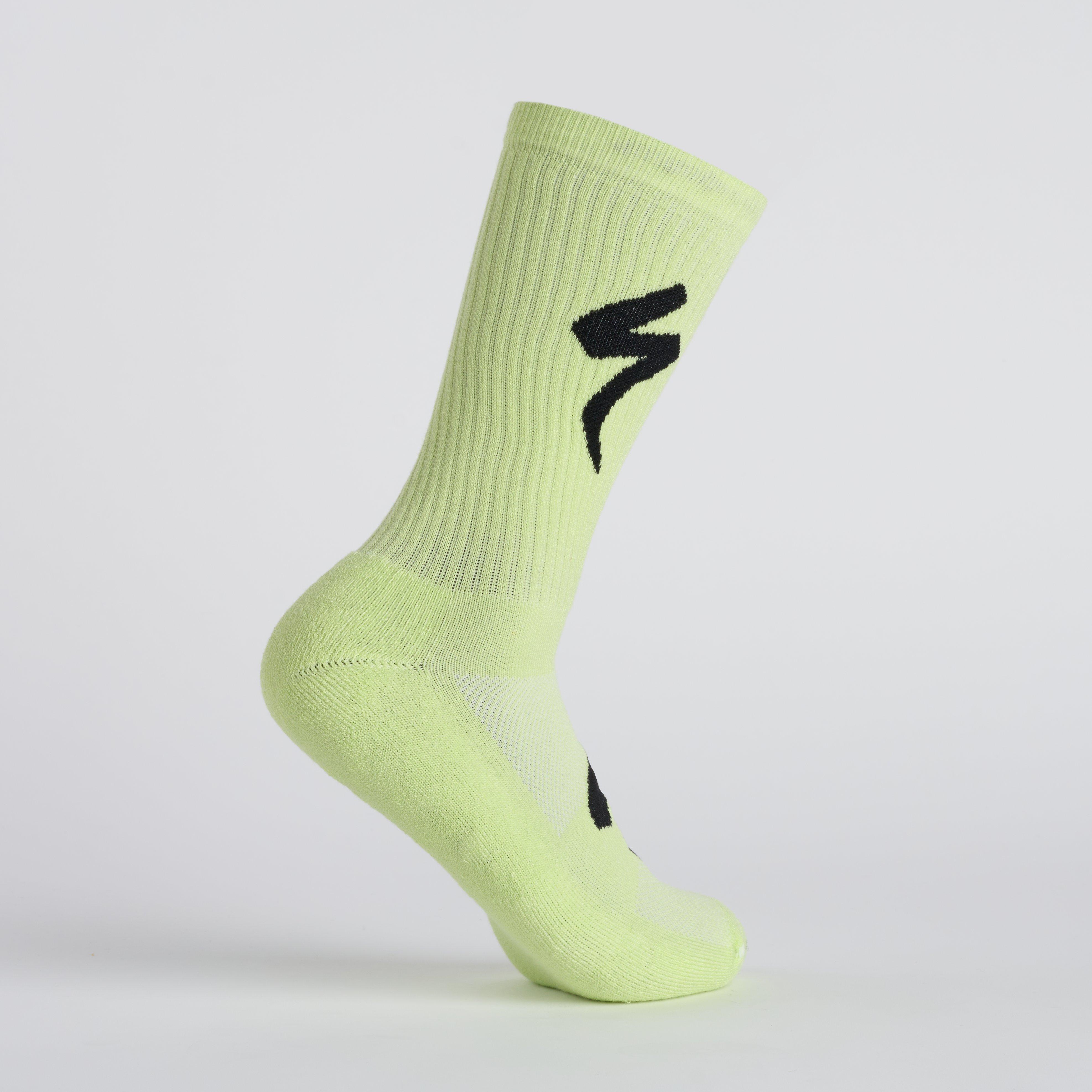 Aero Socks - White Safe Yellow Pink | Sport socks | Compressport