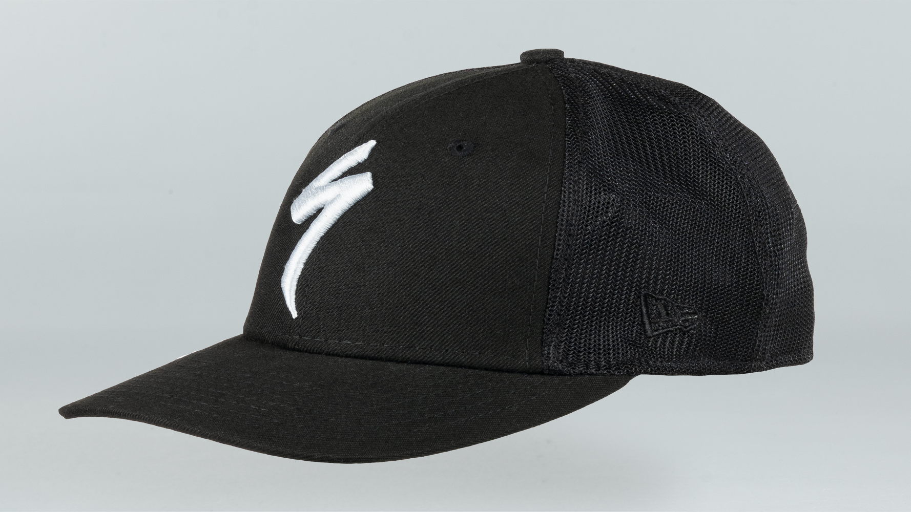 Specialized New Era S-Logo Trucker Hat (Black/Dove Grey)