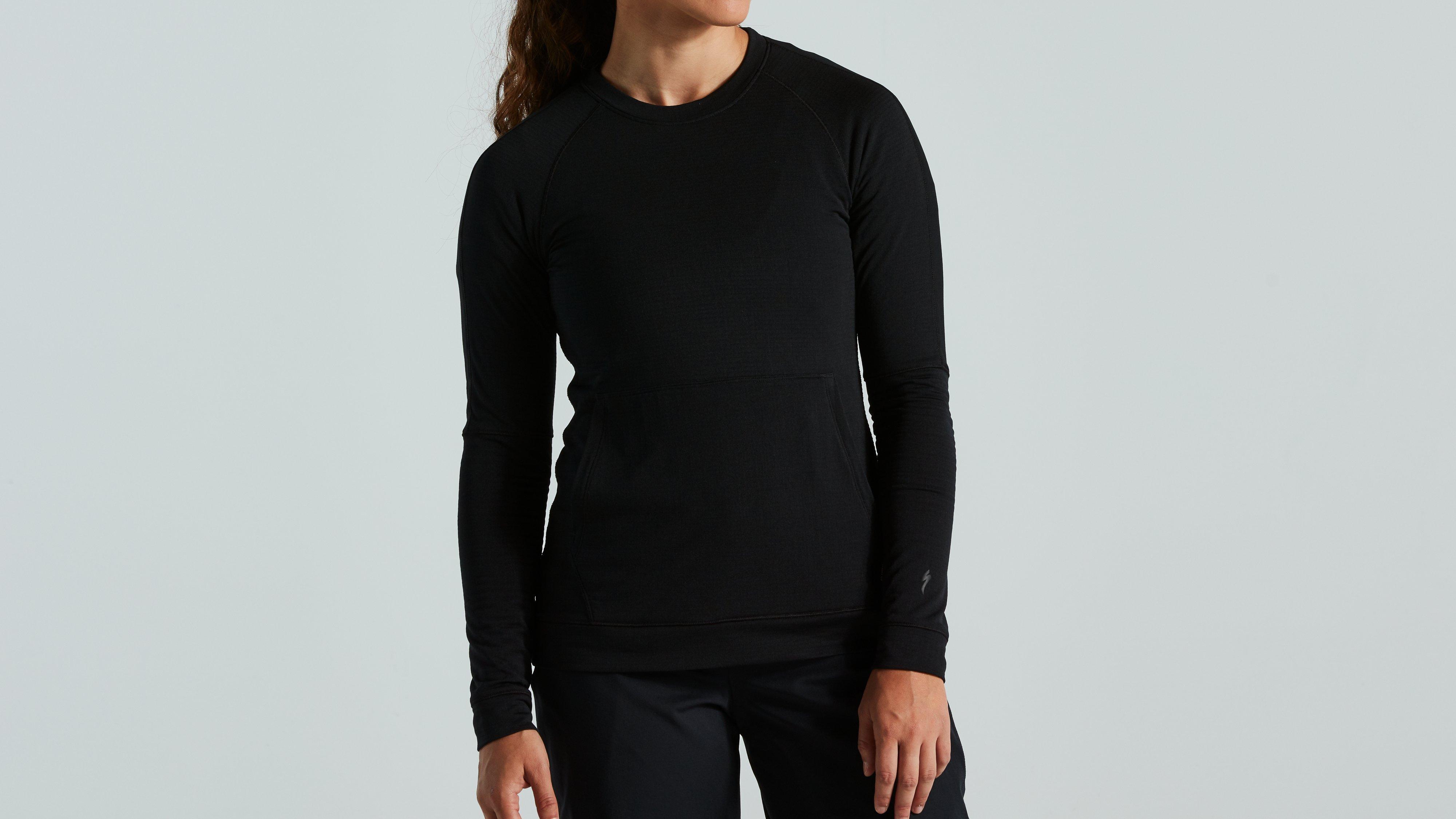 WOMEN'S TRAIL THERMAL JERSEY BLK S(S ブラック): アパレル 