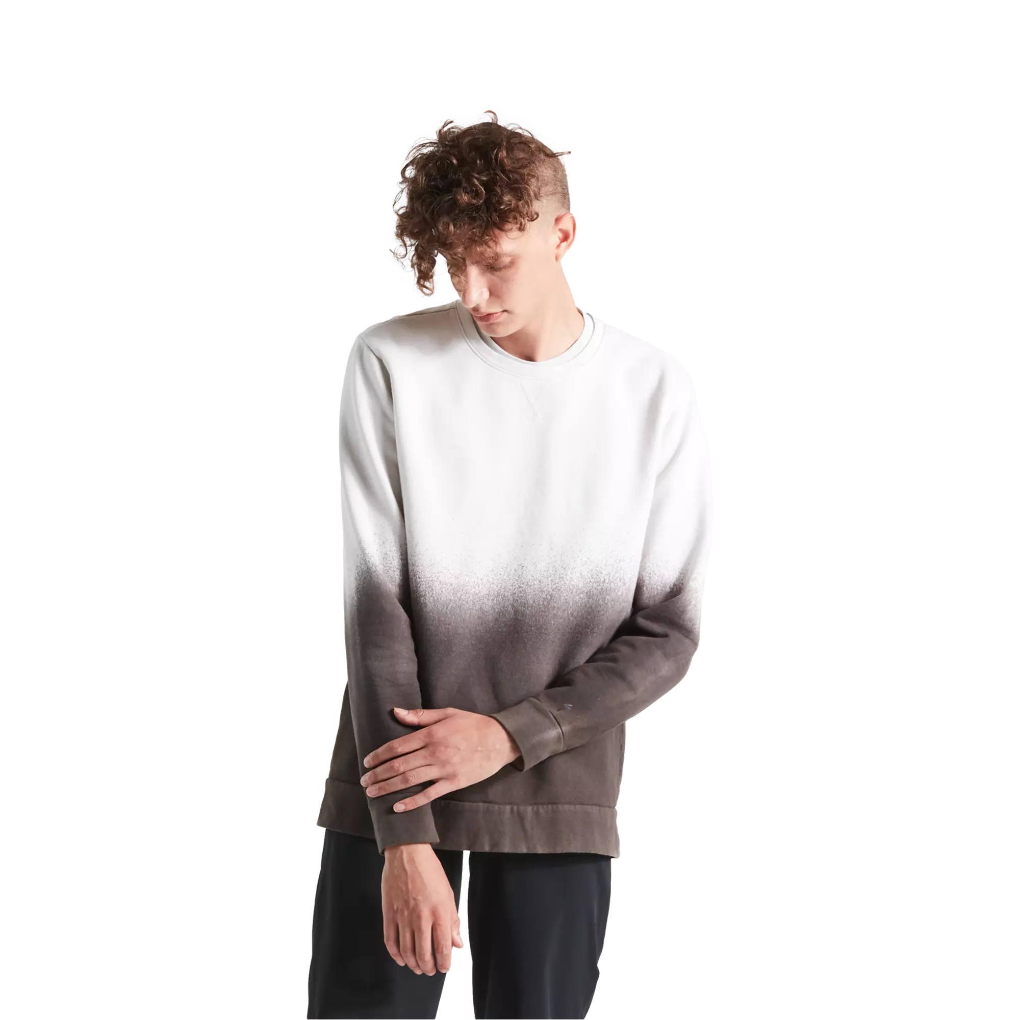 Heren Legacy Spray Long Sleeve Crewneck