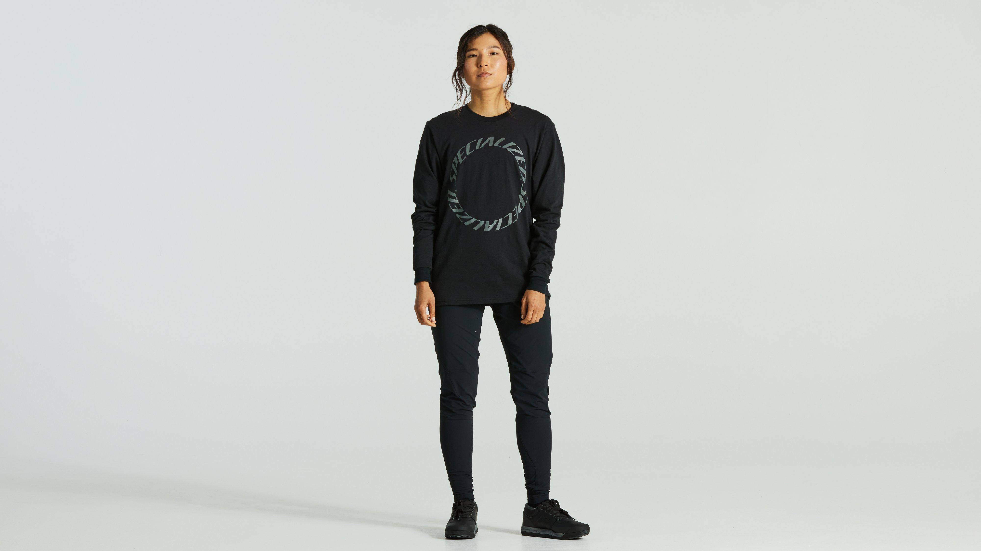 TWISTED LONG SLEEVE TEE BLK M(M ブラック): アパレル 