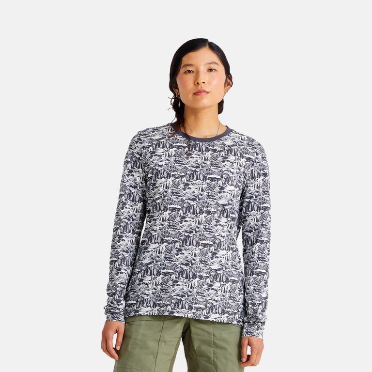 Naisten Specialized/Fjällräven Cotton Caliswe pitkähihainen t-paita