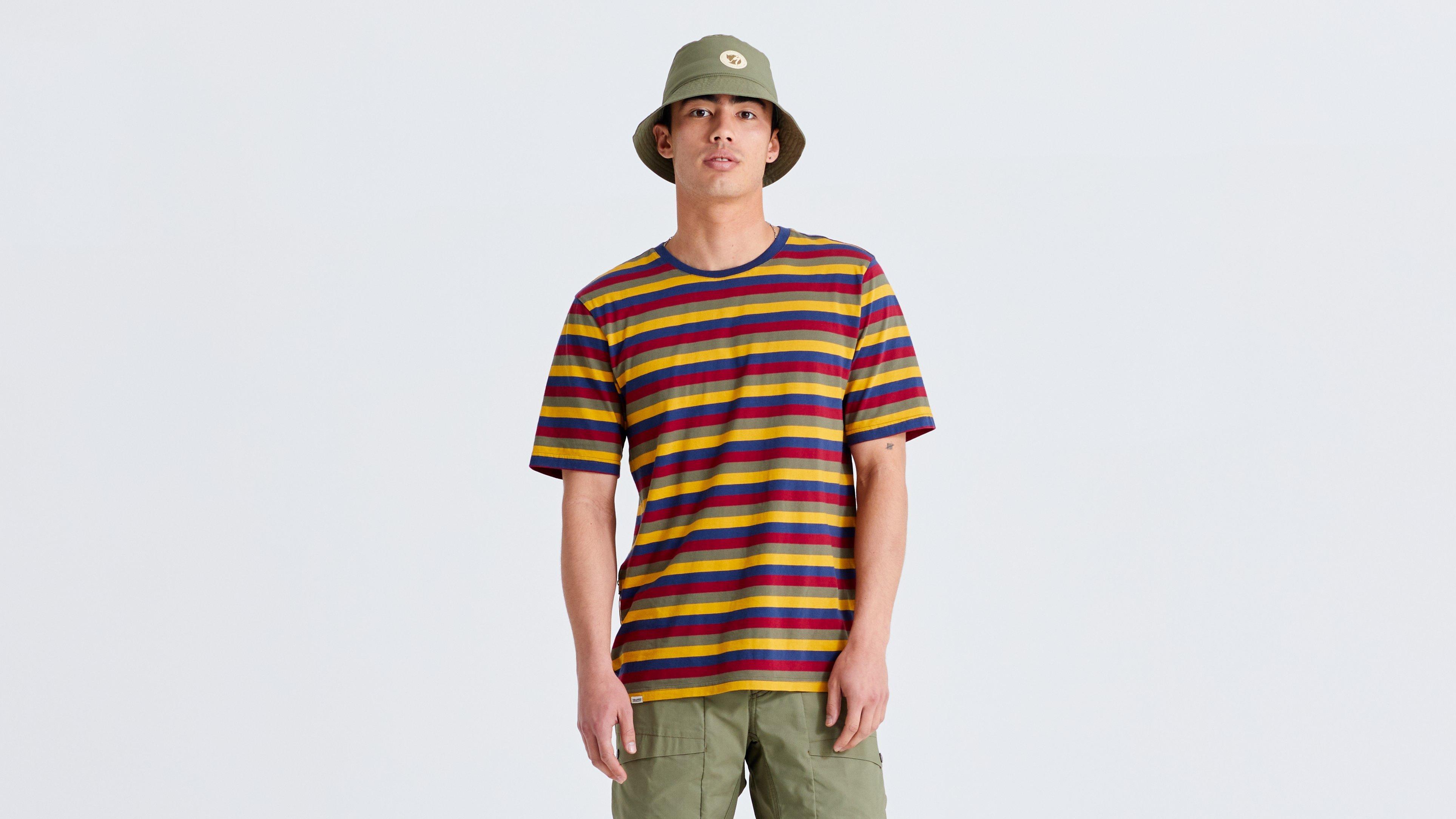 Men's Specialized/Fjällräven Cotton Striped Short Sleeve Tee