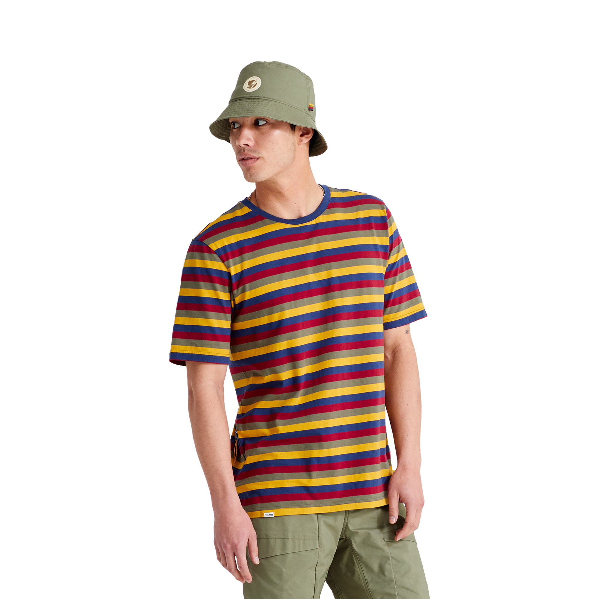 T-shirt à manches courtes Homme en coton - Striped S/F.
