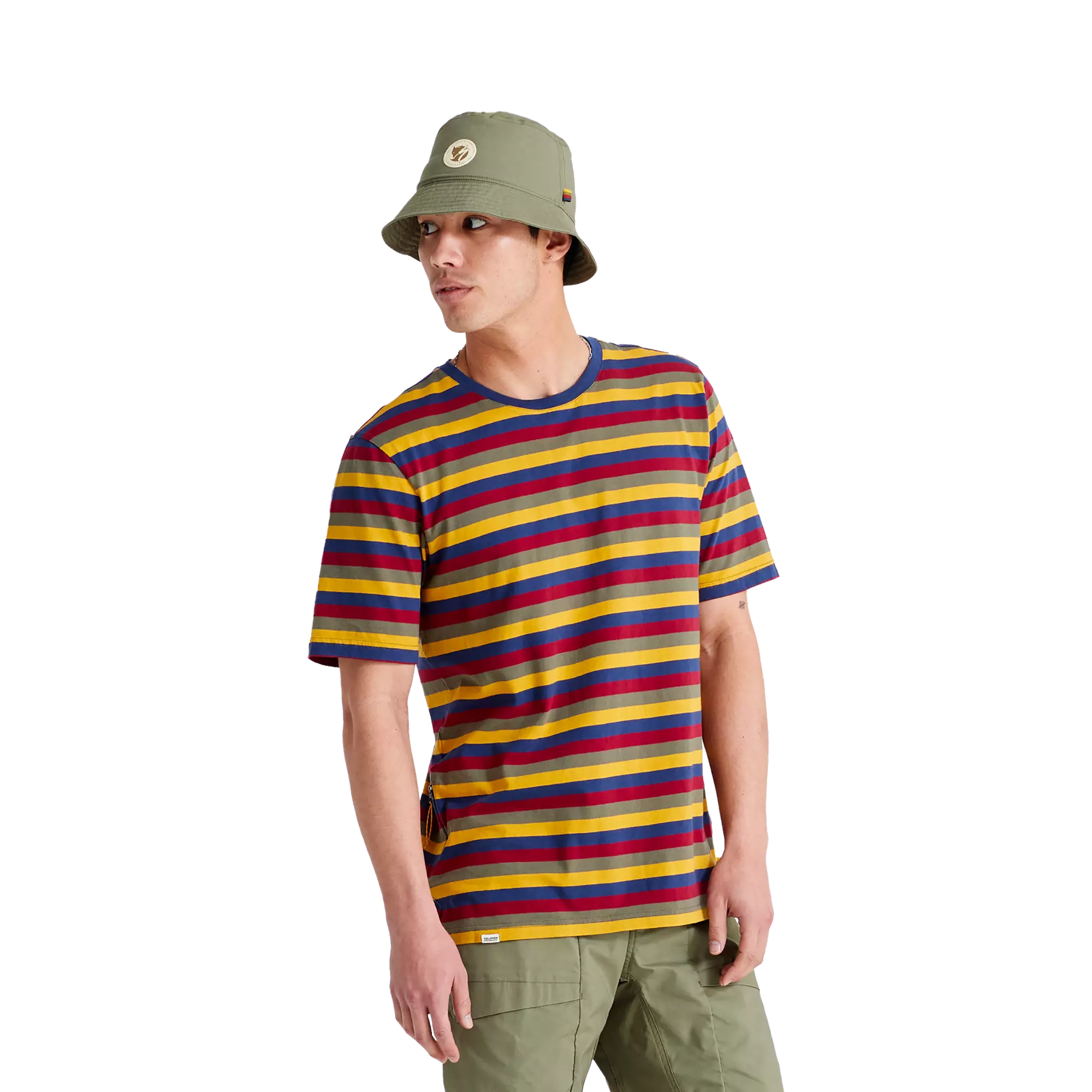 Men's Specialized/Fjällräven Cotton Striped Short Sleeve Tee