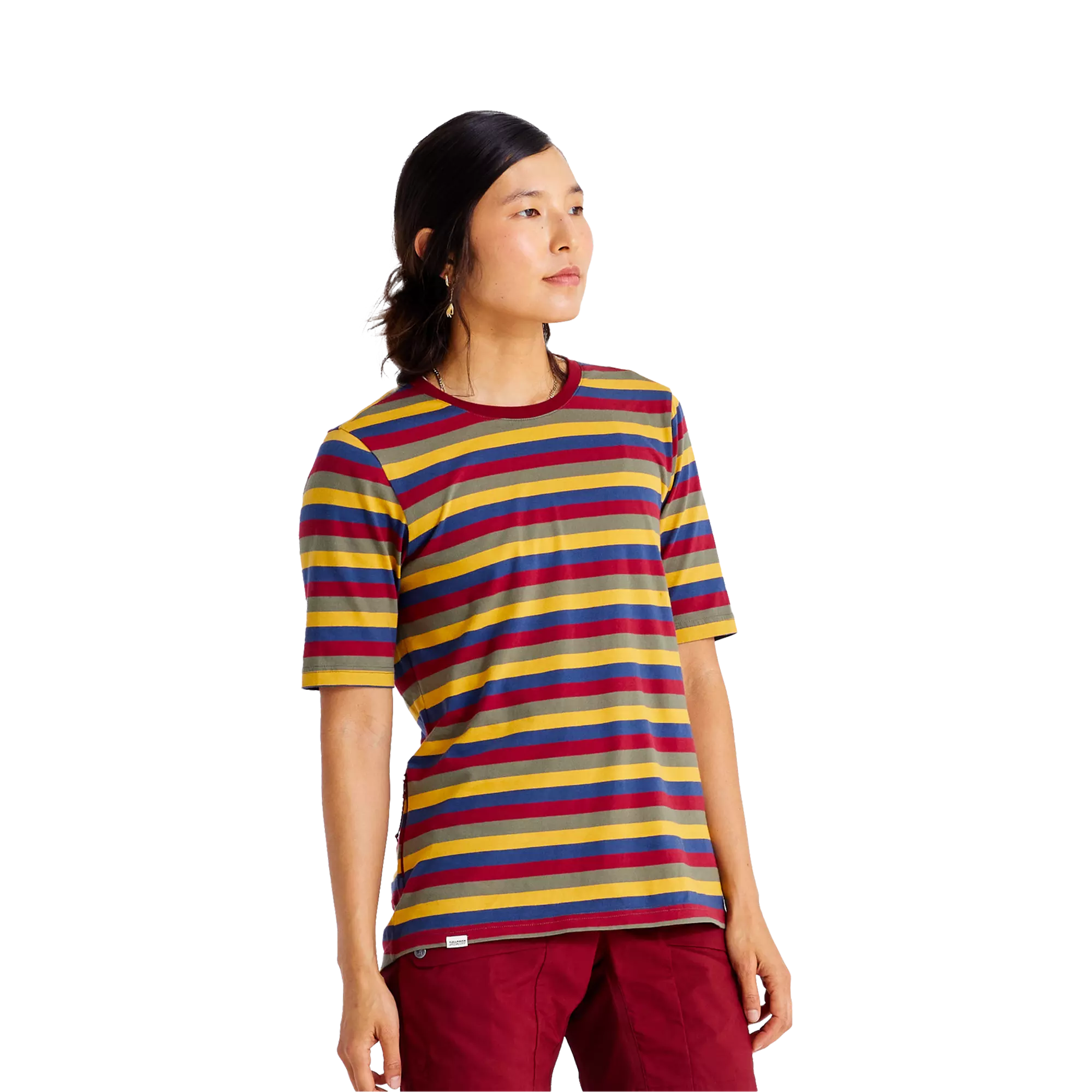 Women's Specialized/Fjällräven Cotton Striped Short Sleeve Tee