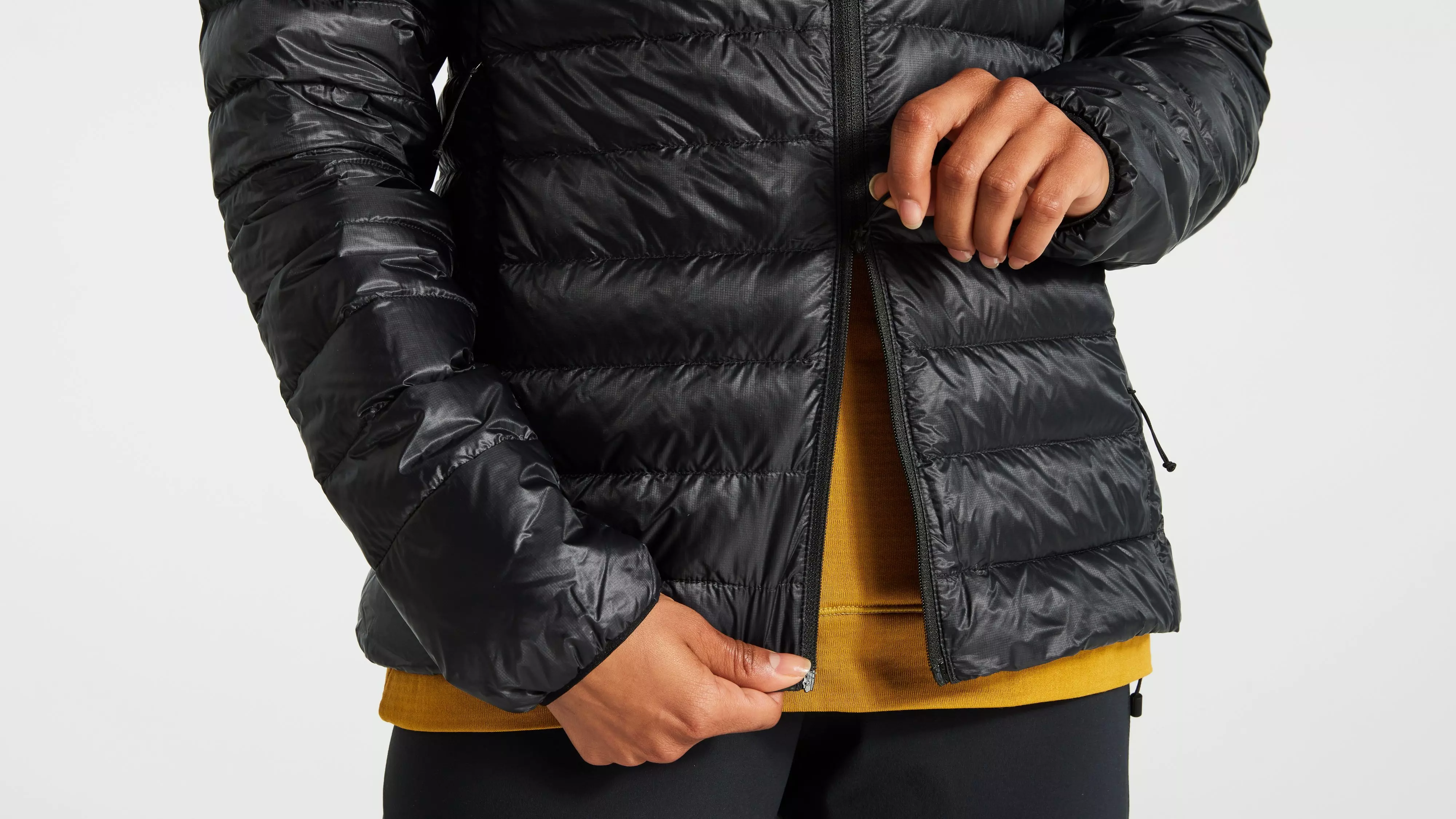 Packable down filled jacket best sale