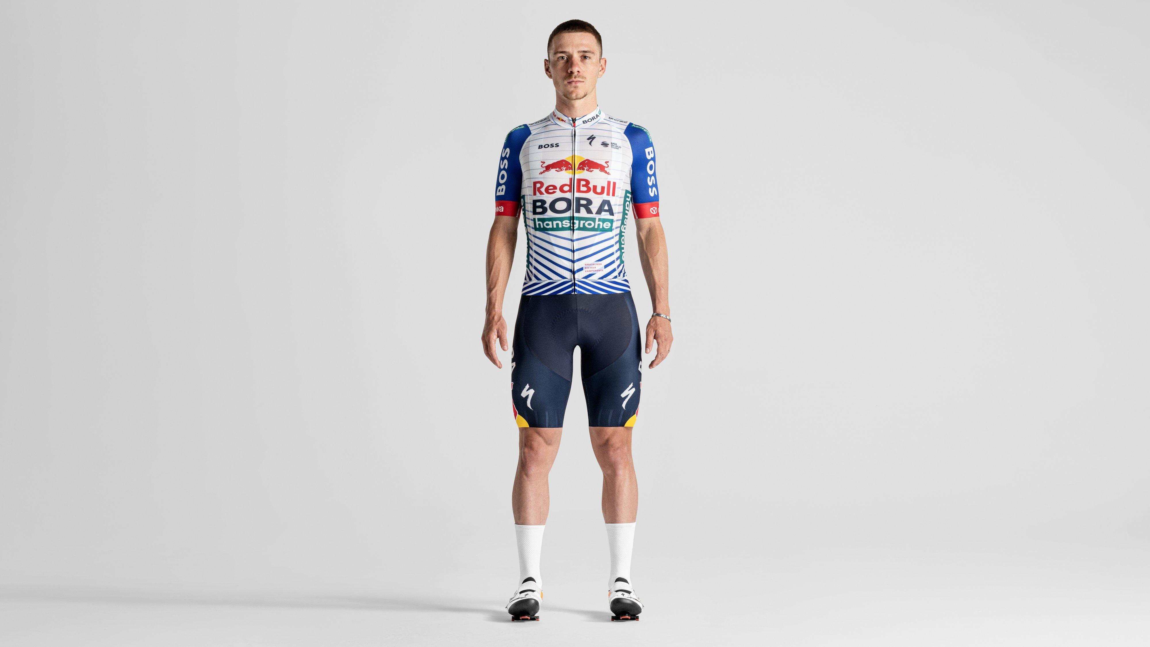 RED BULL - BORA - HANSGROHE REPLICA JERSEY SS LTD WHT/RB BLU S(S