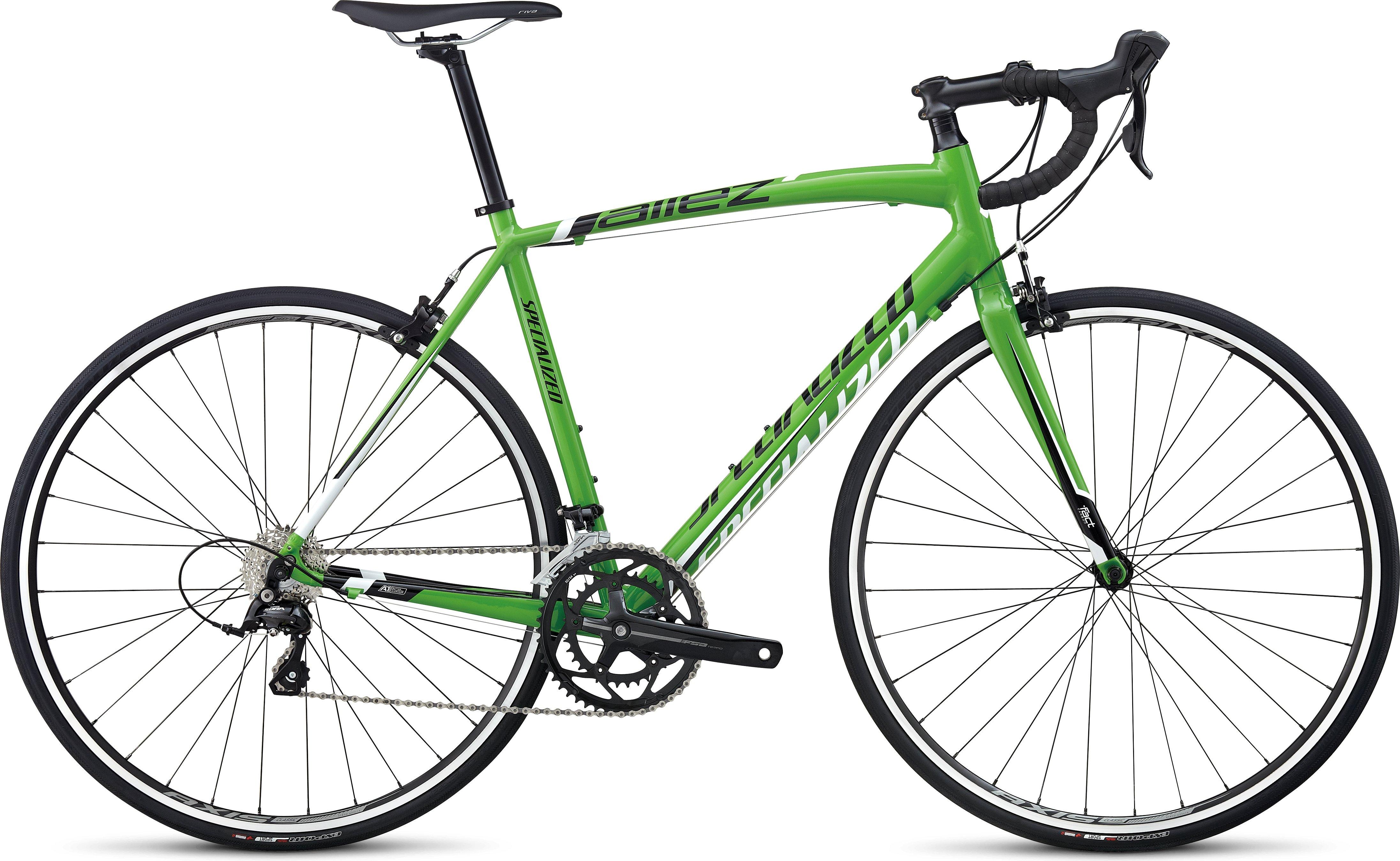 Specialized green on sale road bike