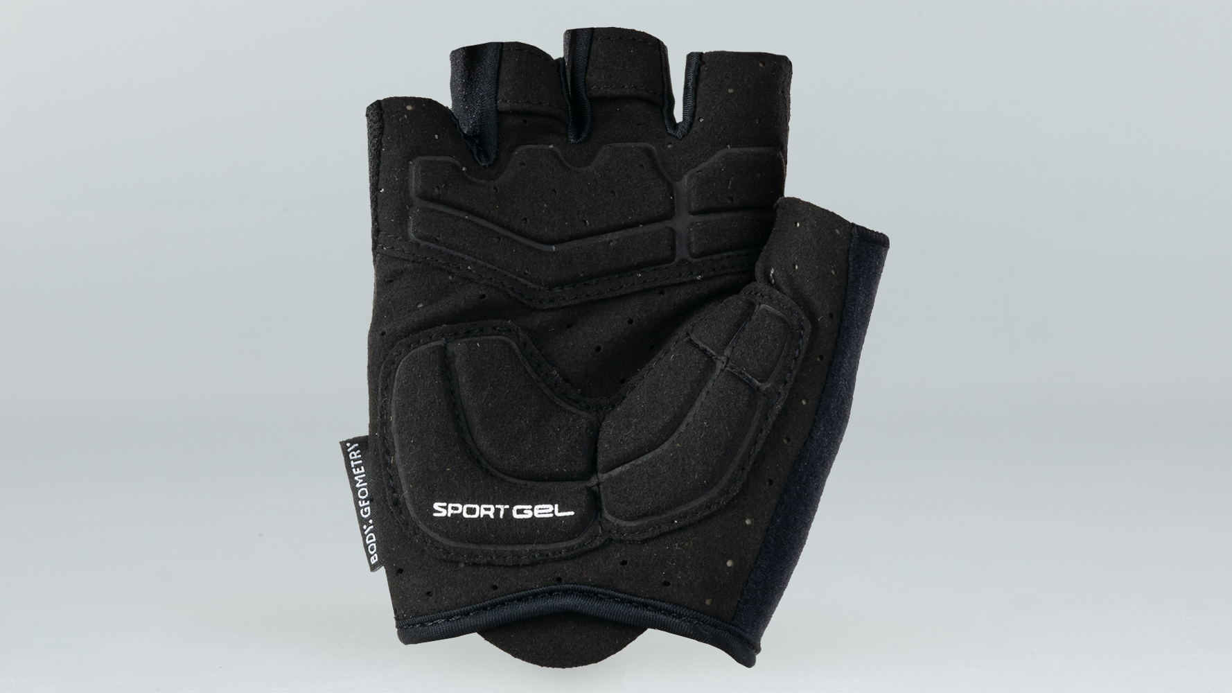 MEN'S BODY GEOMETRY SPORT GEL SHORT FINGER GLOVES BLK S(S