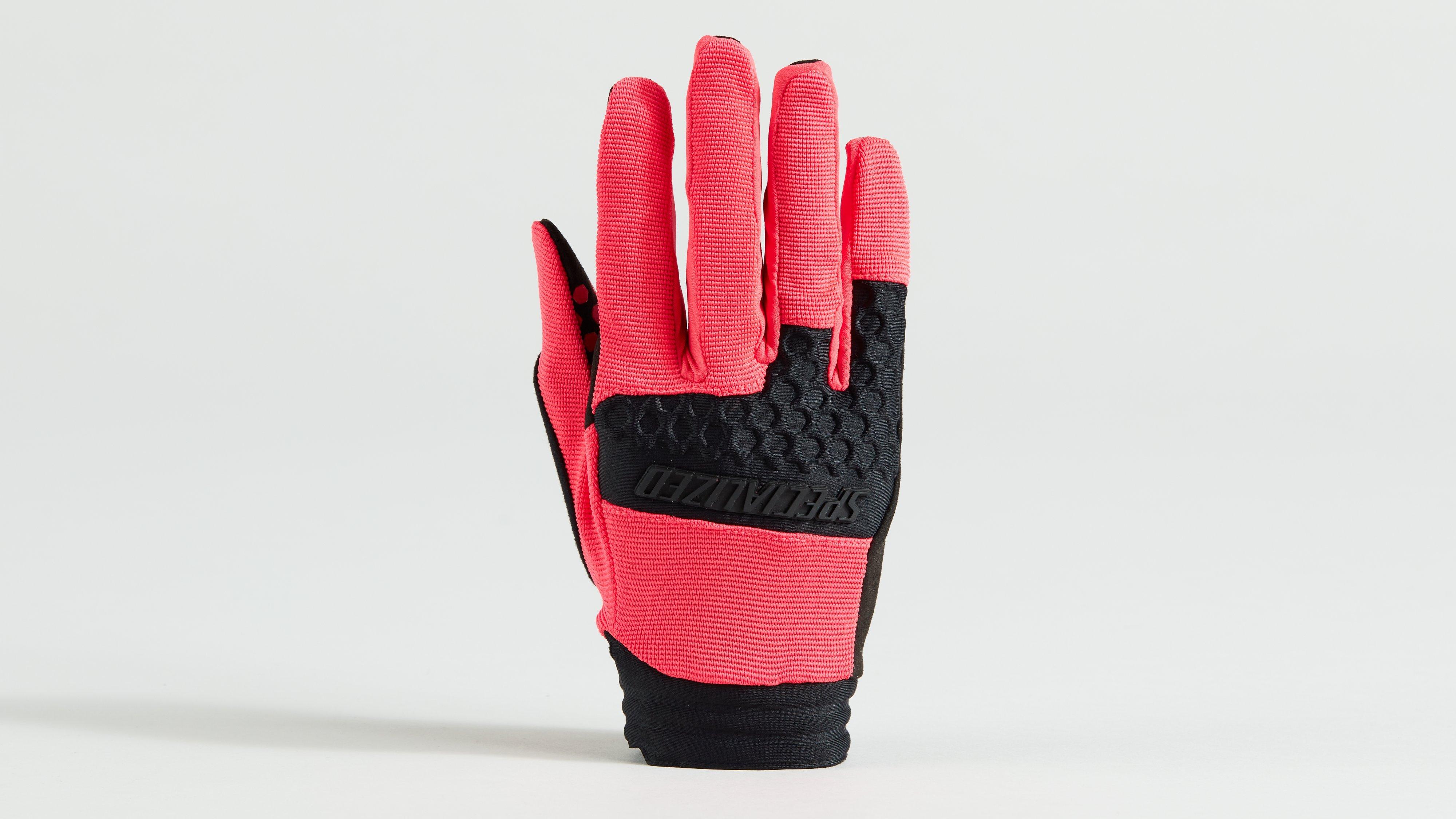 Men's Trail Shield Gloves - M - Imperial Red | TheFlow.bike