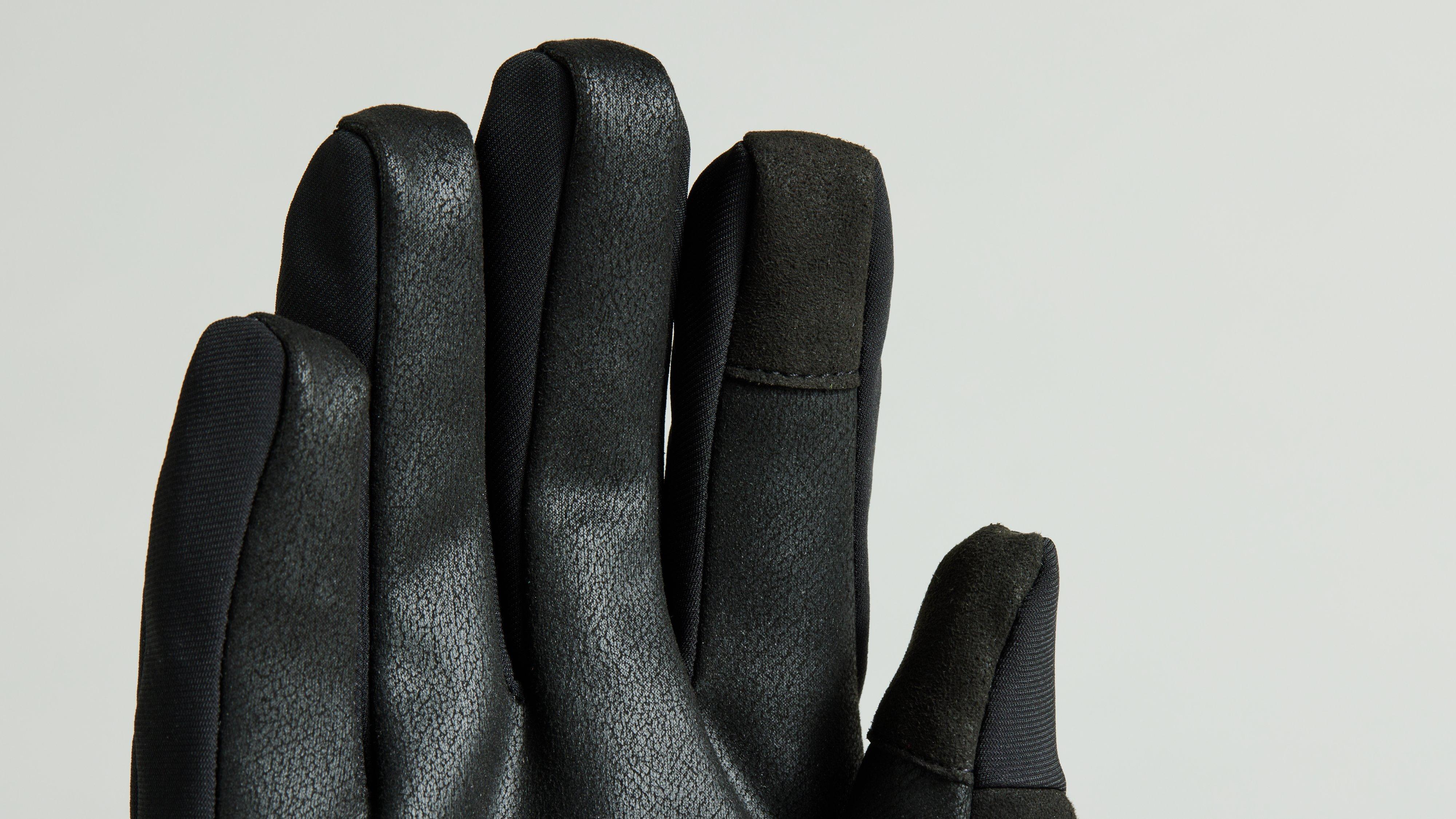 SOFTSHELL DEEP WINTER GLOVE LONG FINGER BLK S(S ブラック 