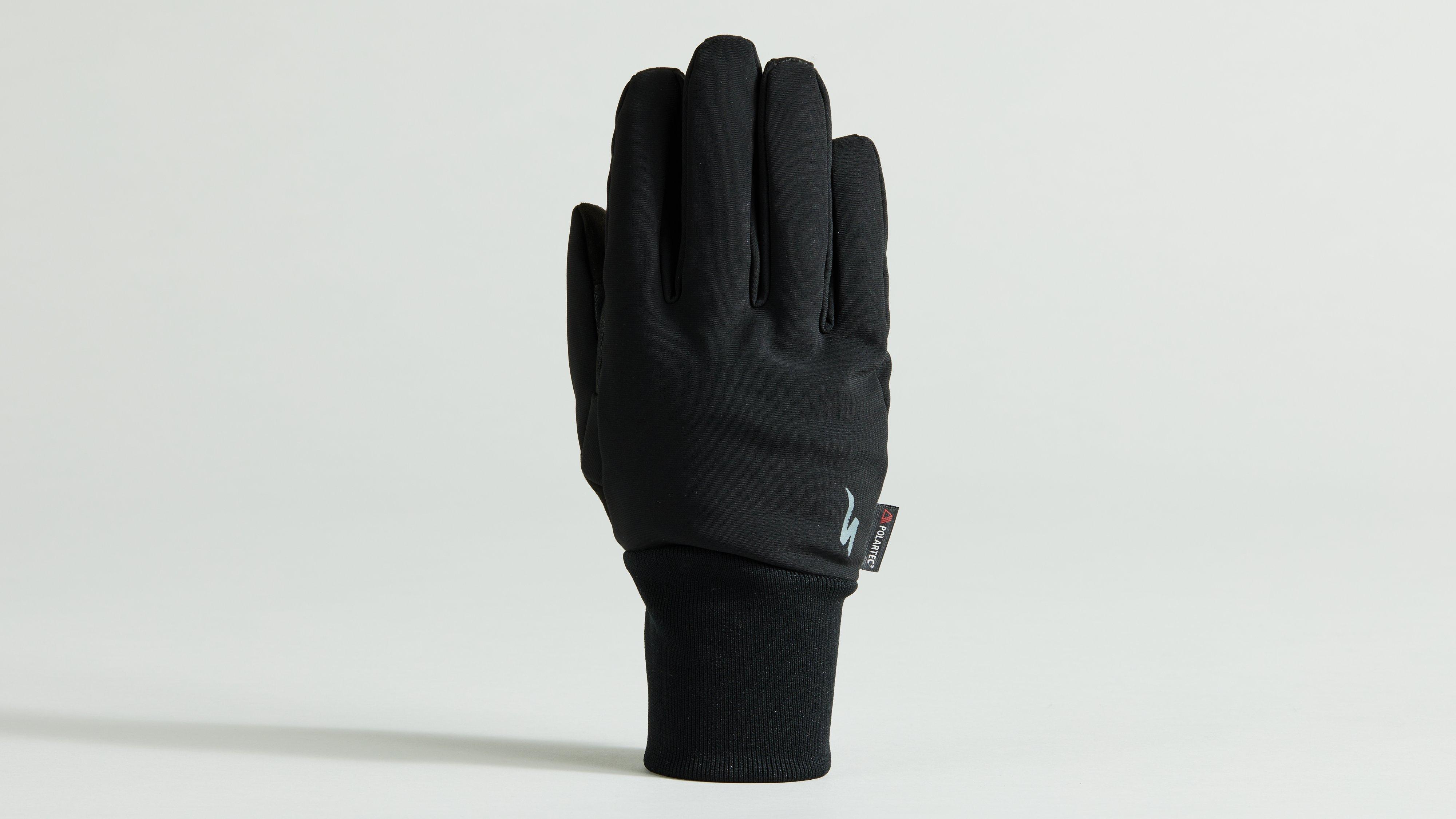 SOFTSHELL DEEP WINTER GLOVE LONG FINGER BLK L(L ブラック 