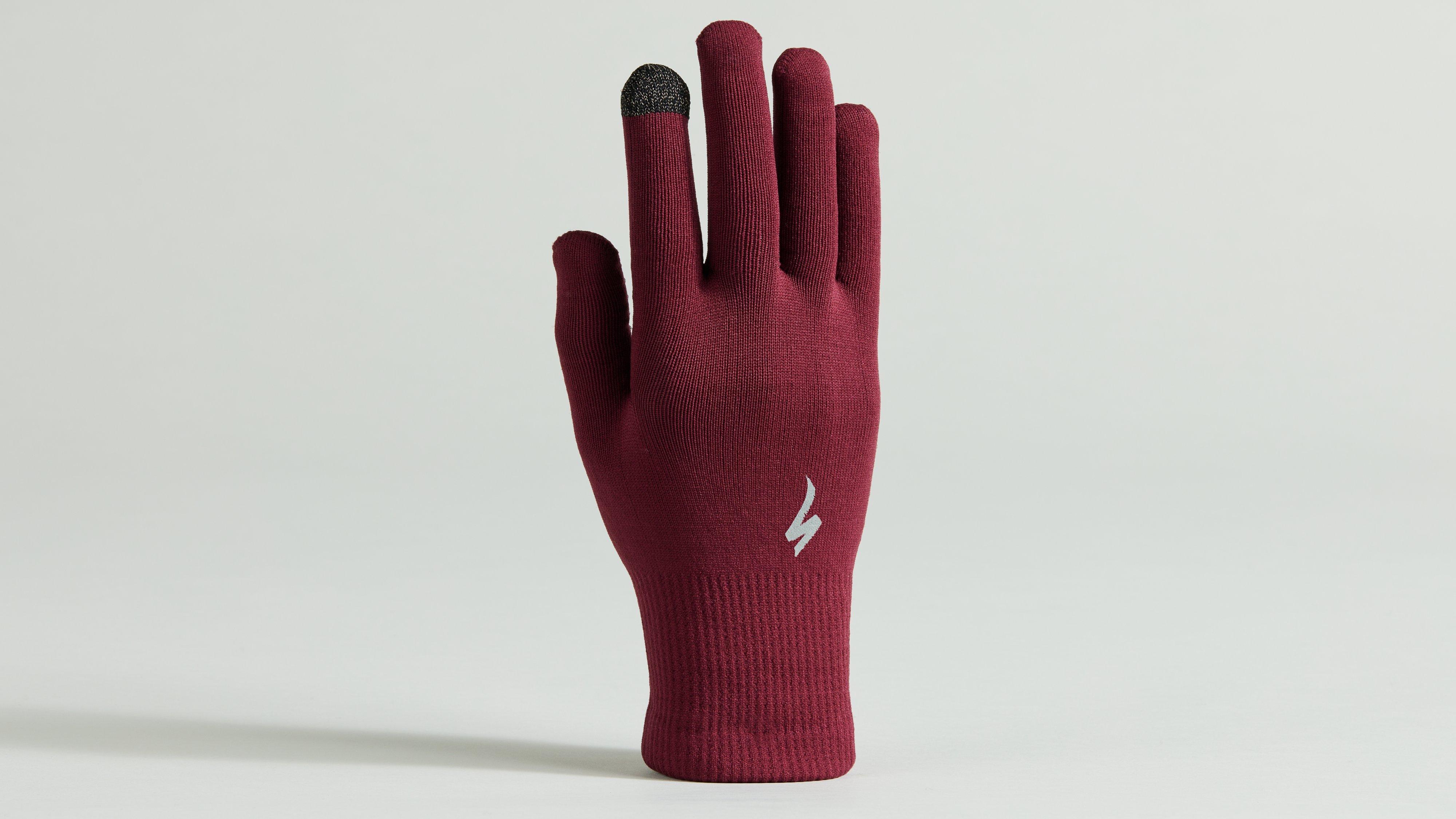 THERMAL KNIT GLOVE LONG FINGER MRN S(S マルーン): グローブ ...