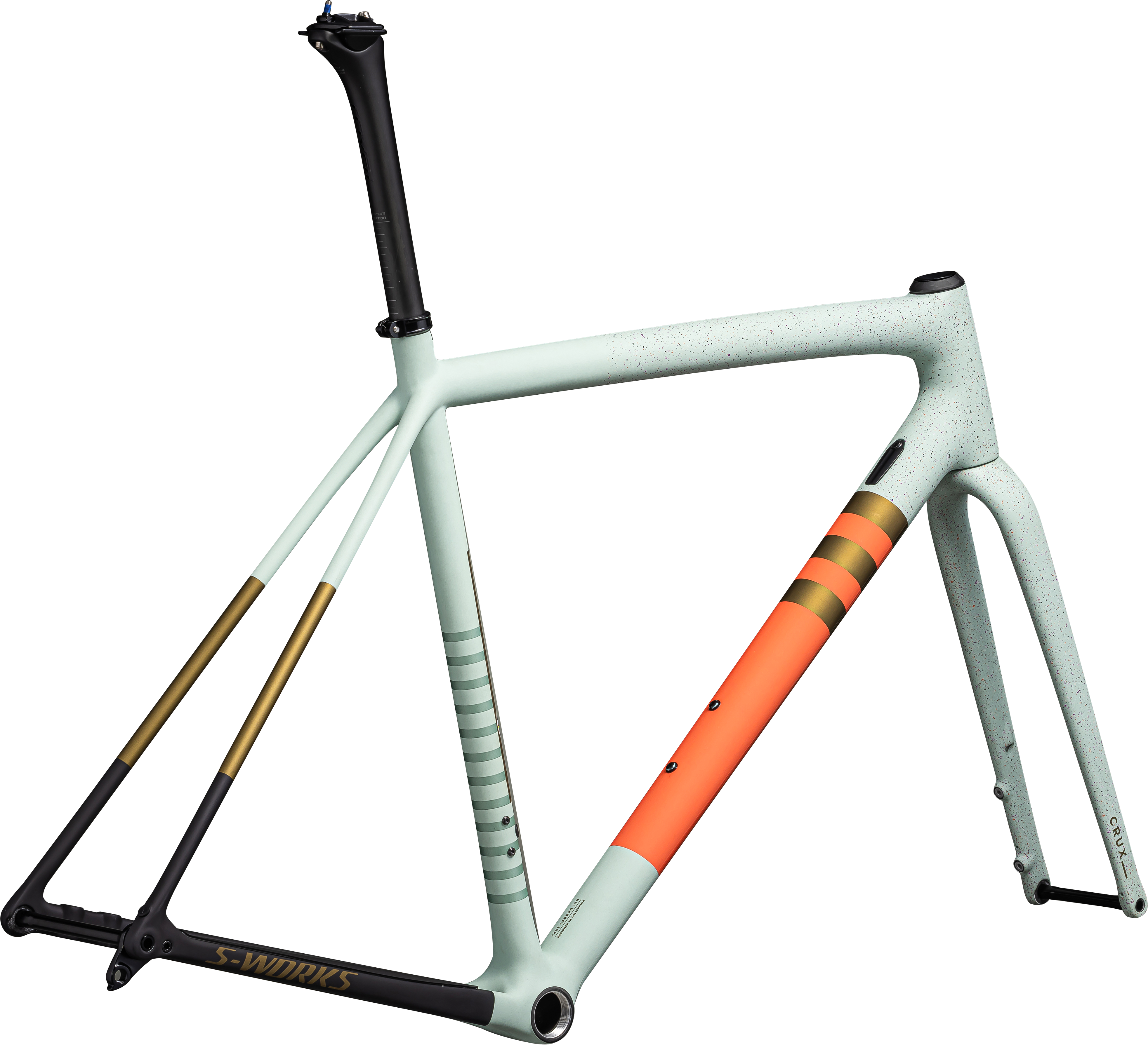 無金利キャンペーン対象】S-WORKS CRUX FRAMESET WHTSGE/CCTSBLM 