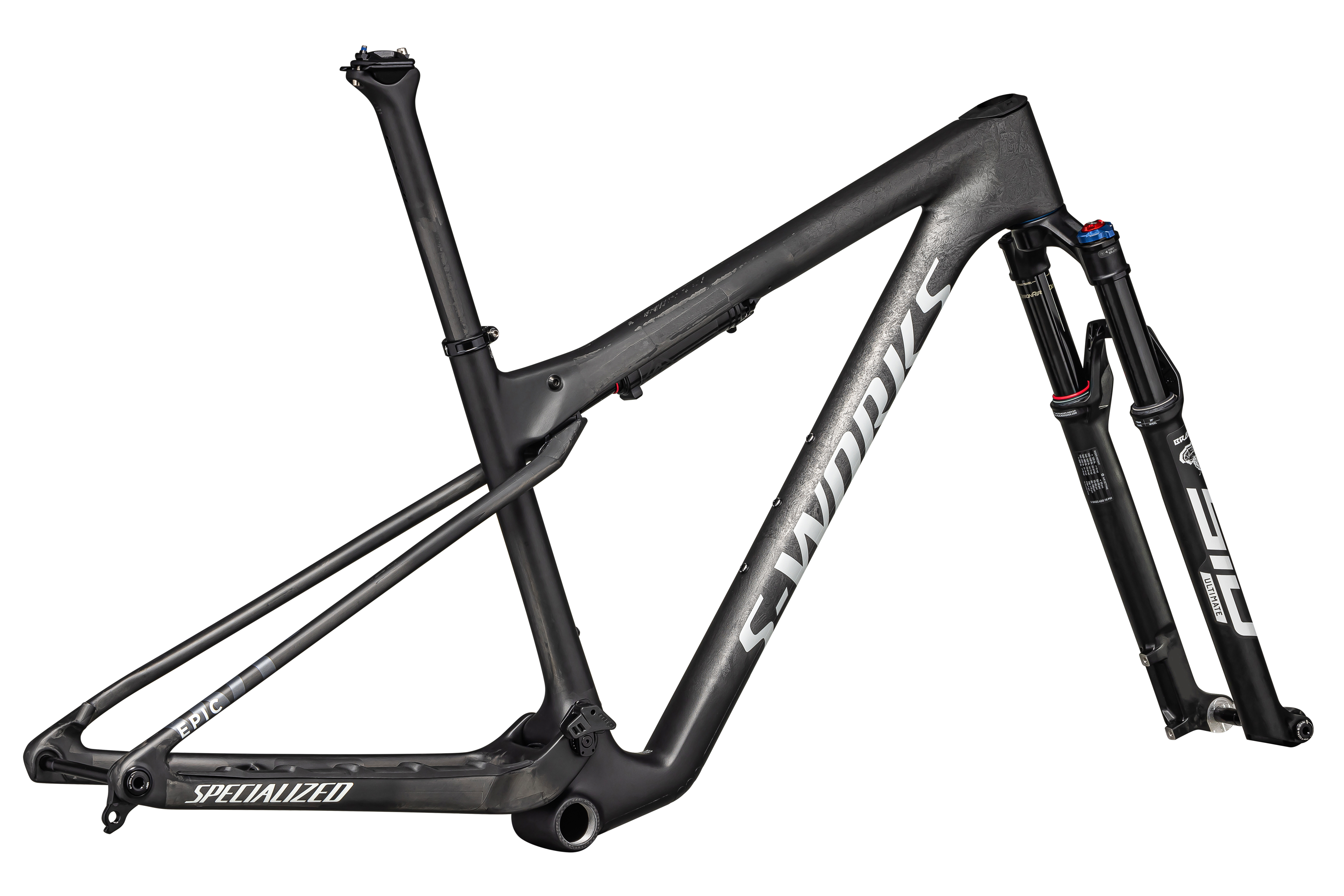 S-WORKS EPIC WORLD CUP FRAMESET SMK/GRNT/METWHTSIL XS(XS  サテンスモークグラナイト/メタリックホワイトシルバー): バイク｜スペシャライズドオンラインストア