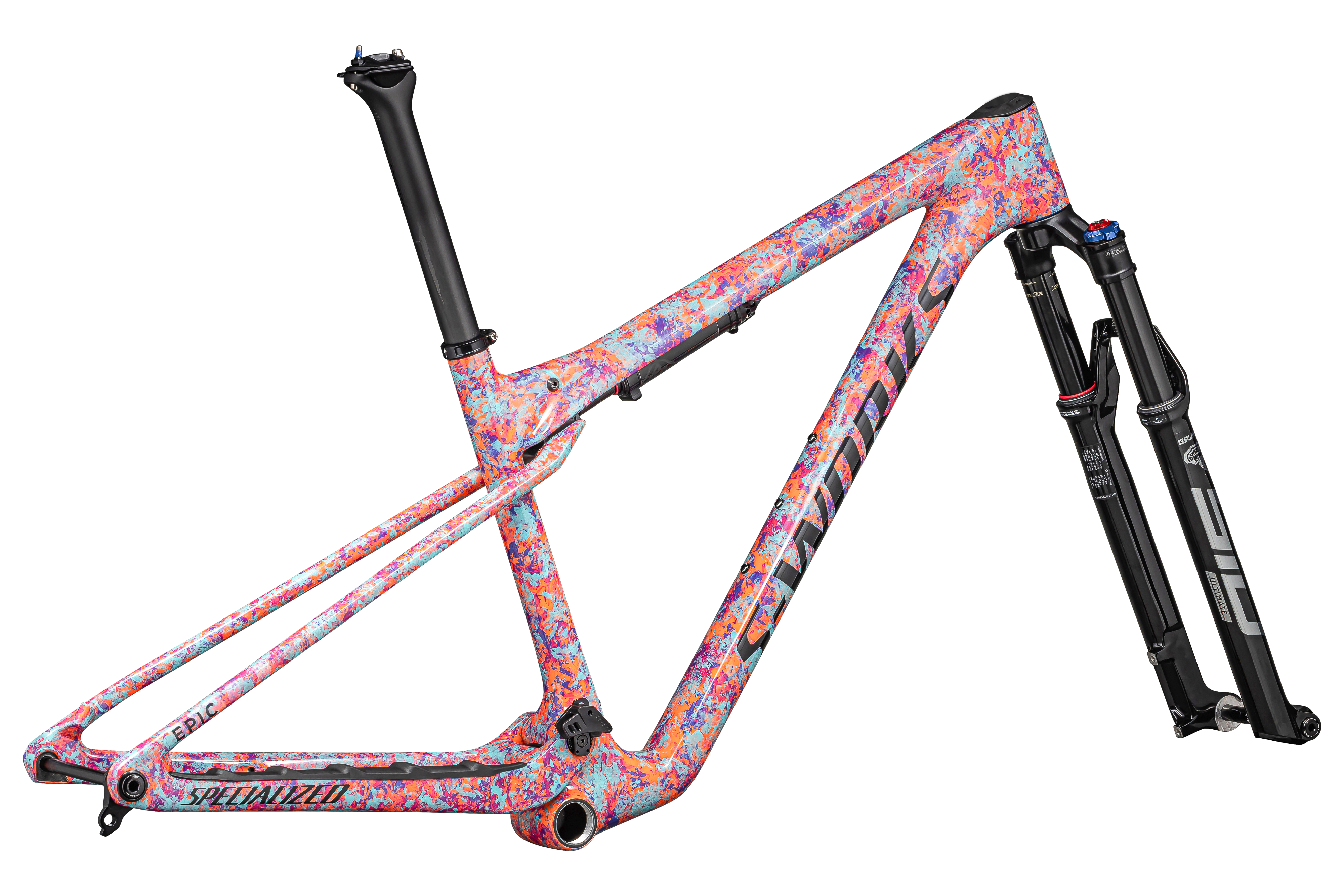 S-WORKS EPIC WORLD CUP FRAMESET LGNBLU/PRPORCD/BLZ M(M  グロスラグーンブルー/パープルオーキッド/ブレイズインパスト): バイク｜スペシャライズドオンラインストア