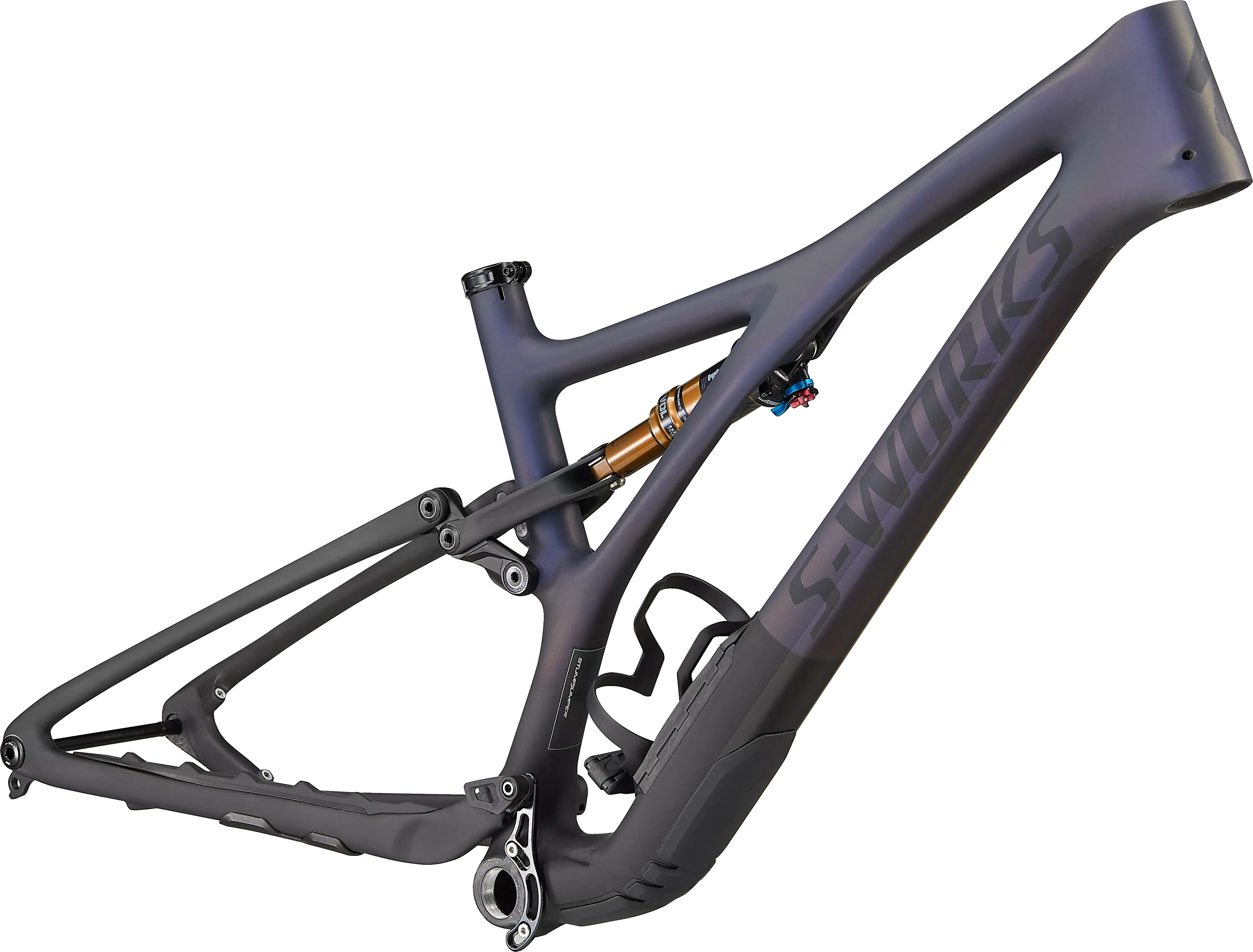 Specialized Stumpjumper S Works Frame Satin Dusty Blue Pearl Black Carbon S1