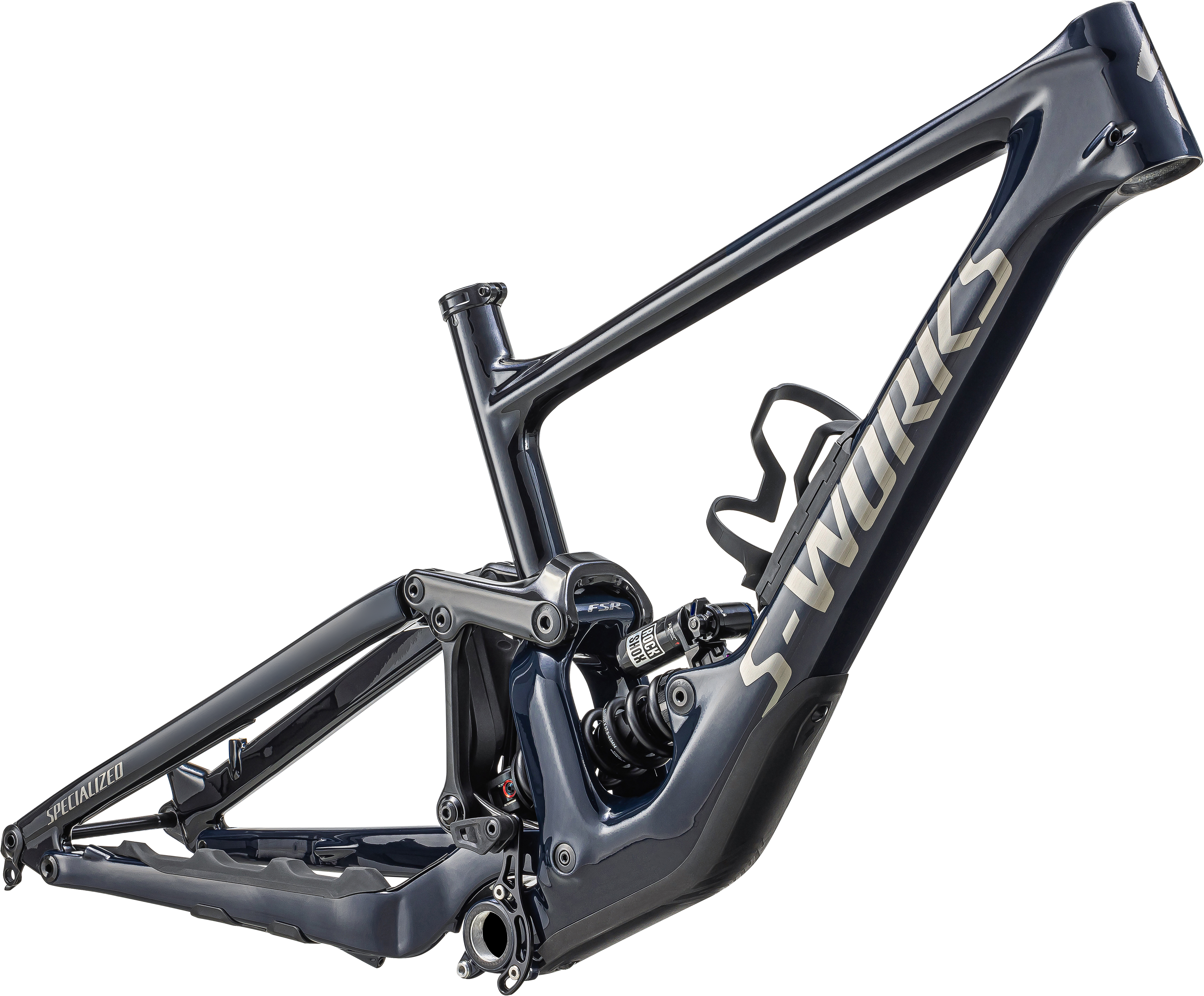 無金利キャンペーン対象】S-WORKS ENDURO FRAMESET METDKNVY/DKNVY/BRSHBLKCP S4(S4  グロスメタリックダークネイビー/ダークネイビー/ブラッシュドブラッククローム): バイク｜スペシャライズドオンラインストア