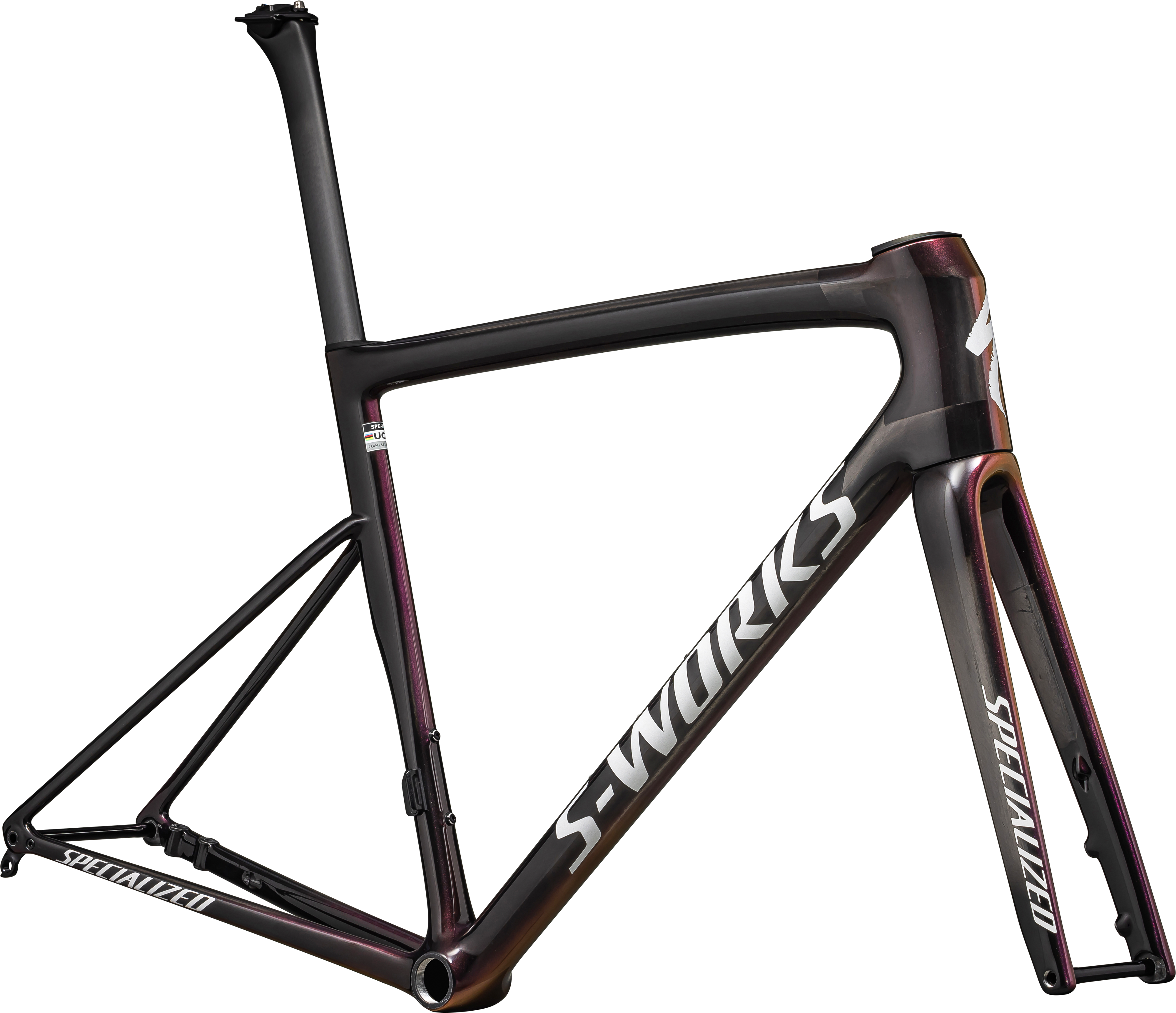 S-WORKS TARMAC SL8 FRAMESET CARB/VIVPNK/MNSHDW 54(54  グロスカーボン/マゼンタゴールド/カオスレッドパール/ホワイト): バイク｜スペシャライズドオンラインストア