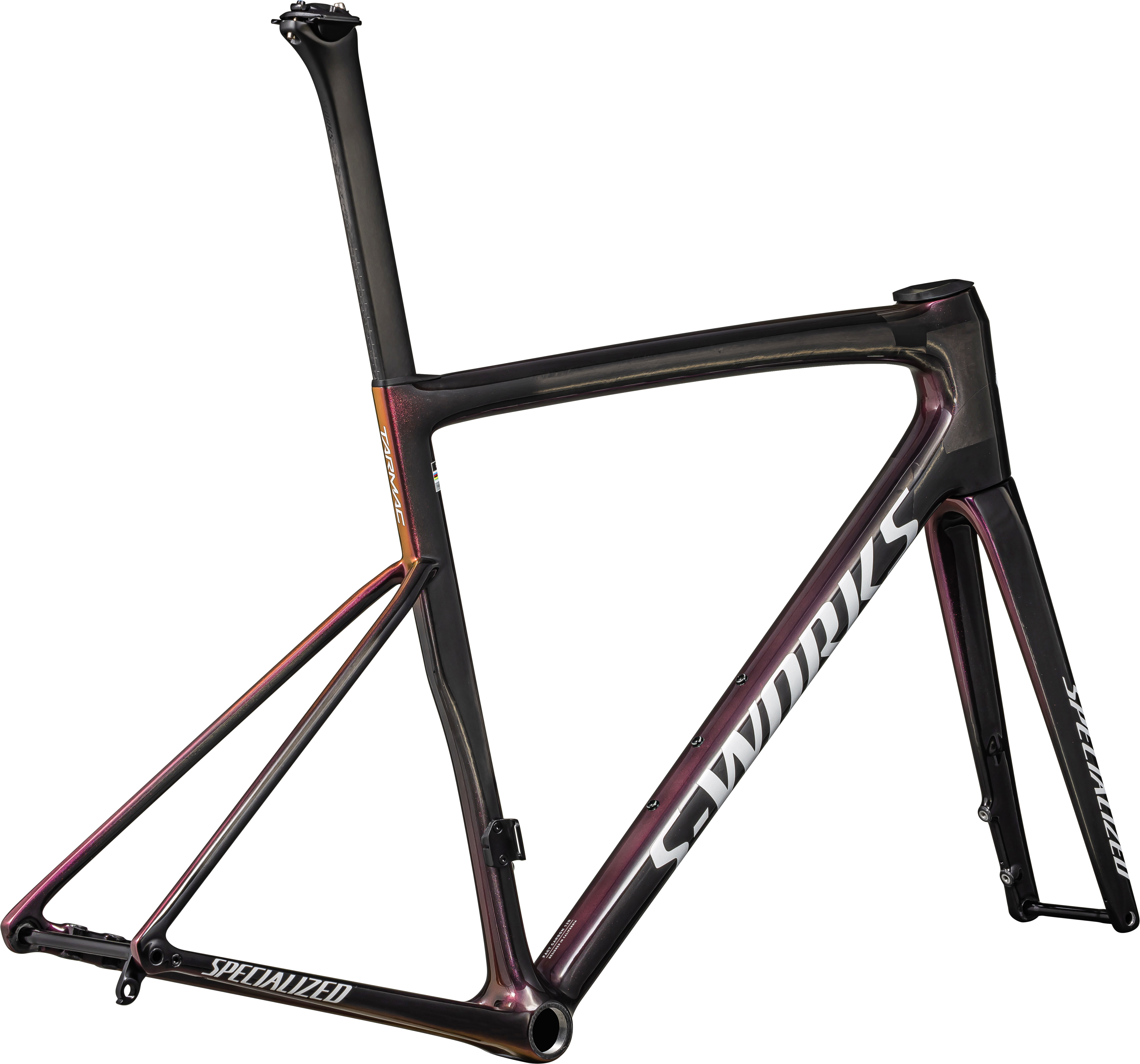 S-WORKS TARMAC SL8 FRAMESET CARB/VIVPNK/MNSHDW 52(52  グロスカーボン/マゼンタゴールド/カオスレッドパール/ホワイト): バイク｜スペシャライズドオンラインストア