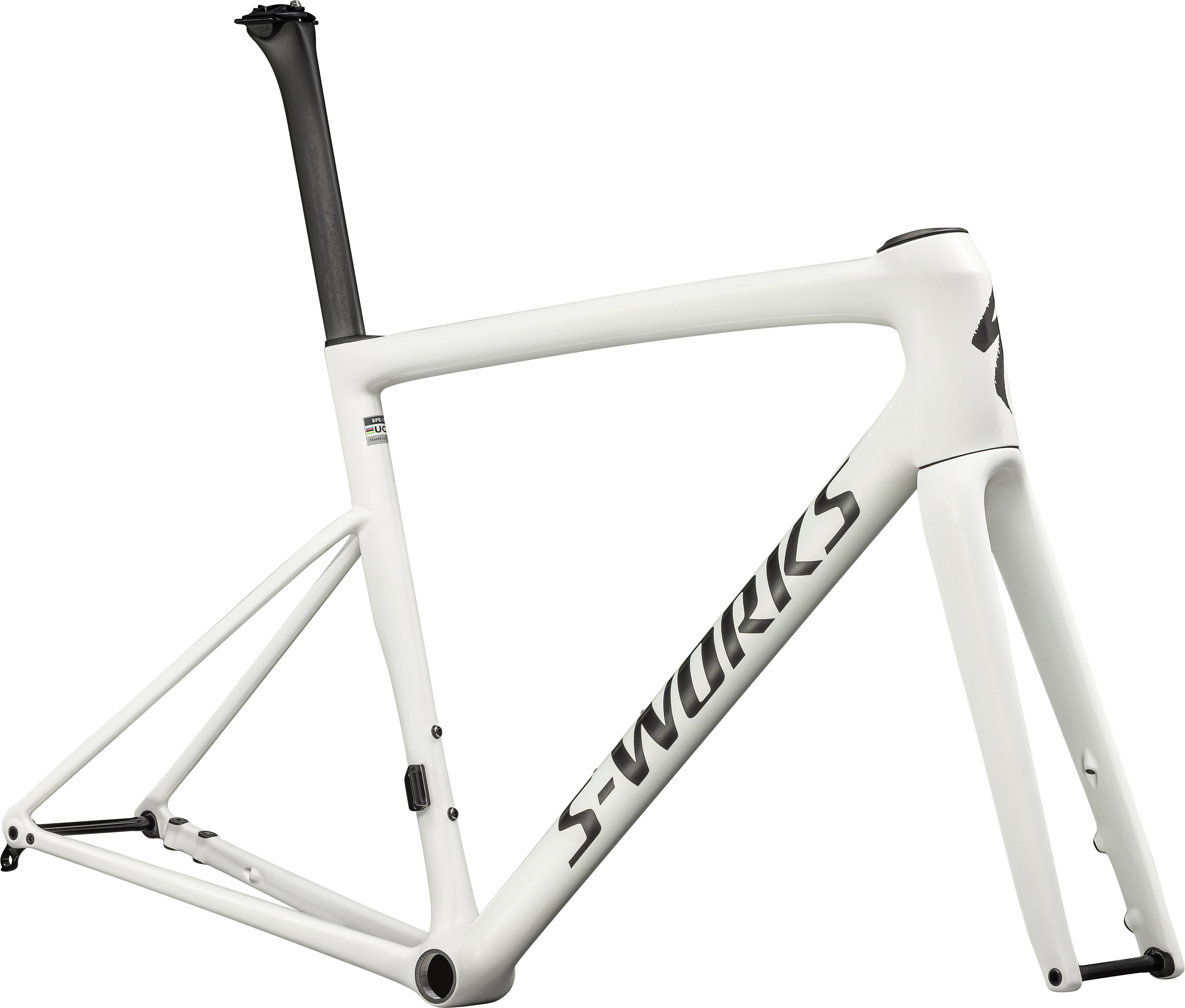 無金利キャンペーン対象】S-WORKS TARMAC SL8 FRAMESET WHT/GLDPRL/METOBSD 52(52  グロスCQVリフレックスファインゴールドパールオーバーホワイト/サテンカーボン): バイク｜スペシャライズドオンラインストア