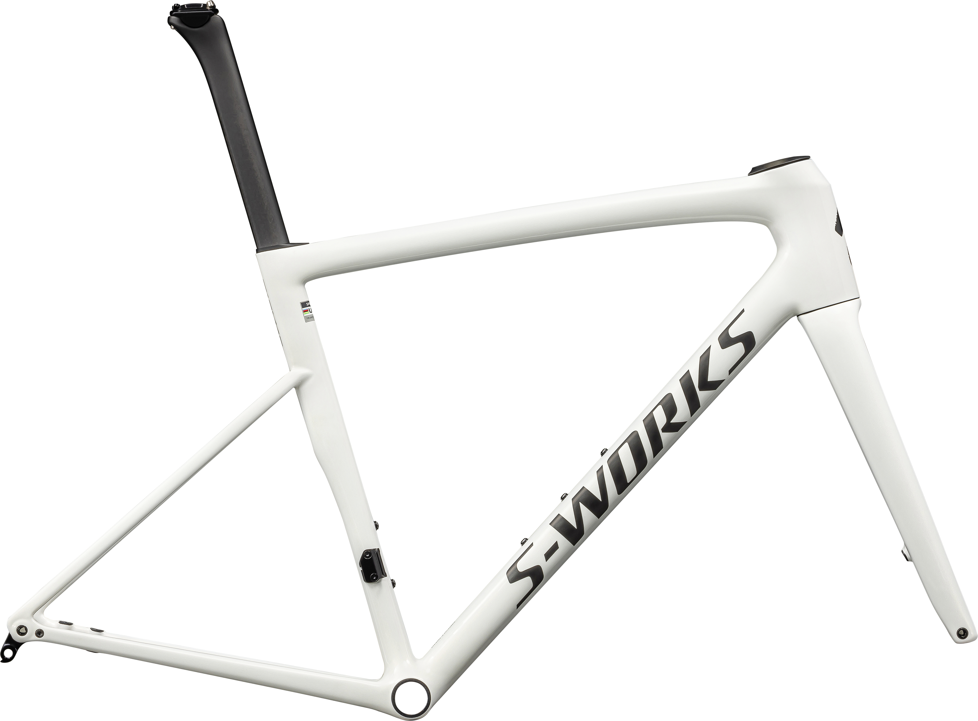 無金利キャンペーン対象】S-WORKS TARMAC SL8 FRAMESET WHT/GLDPRL/METOBSD 52(52  グロスCQVリフレックスファインゴールドパールオーバーホワイト/サテンカーボン): バイク｜スペシャライズドオンラインストア