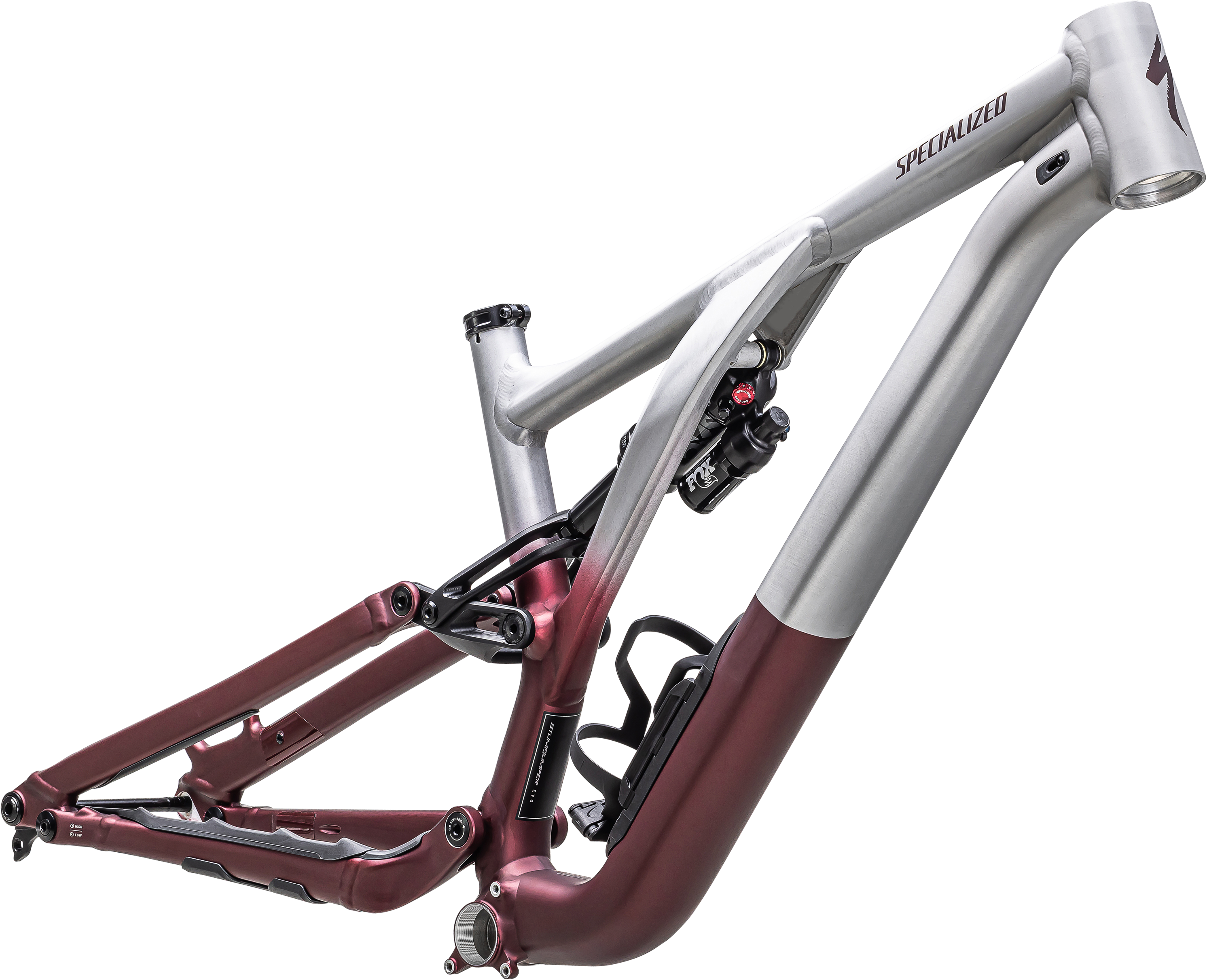 STUMPJUMPER EVO ALLOY FRAMESET BRSH/MRN S1(S1 サテンブラッシュドアルミ/マルーン):  バイク｜スペシャライズドオンラインストア