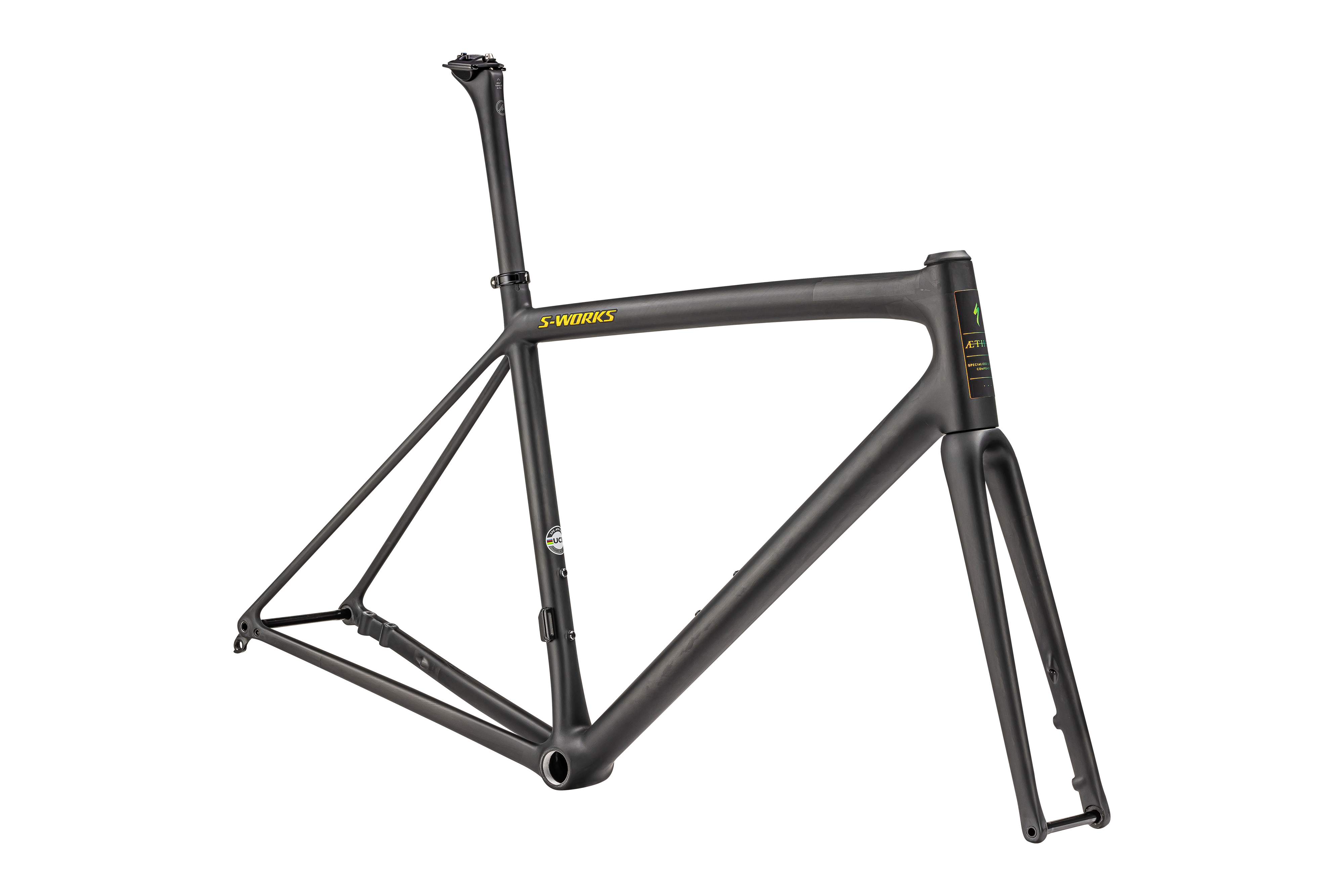 S-WORKS AETHOS FRAMESET CARB/JETFUEL 52(52 サテンカーボン/ジェットフュエル): バイク｜スペシャライズド オンラインストア