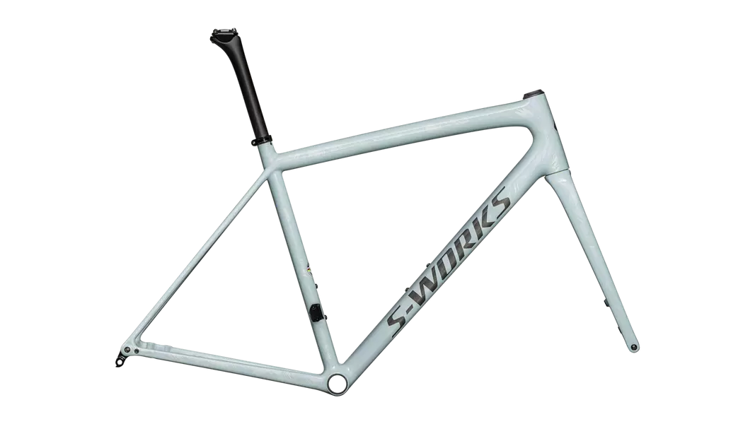 S-Works Aethos Frameset - 56 - Gloss Sea Foam / Dry Brushed Violet