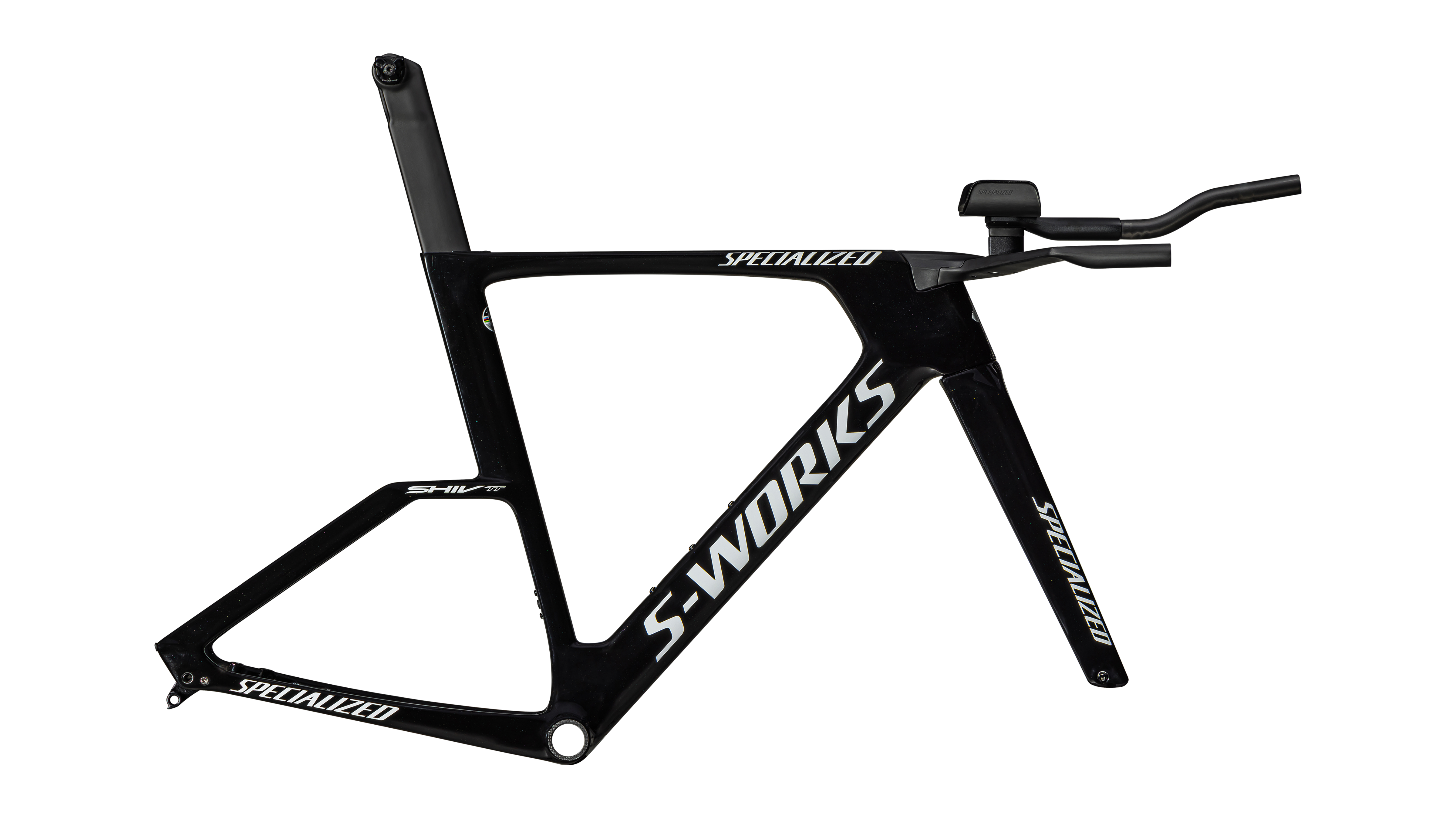 S-WORKS SHIV TT MODULE TARBLK/METWHTSIL XS(XS グロスターマックブラック/メタリックホワイト ...