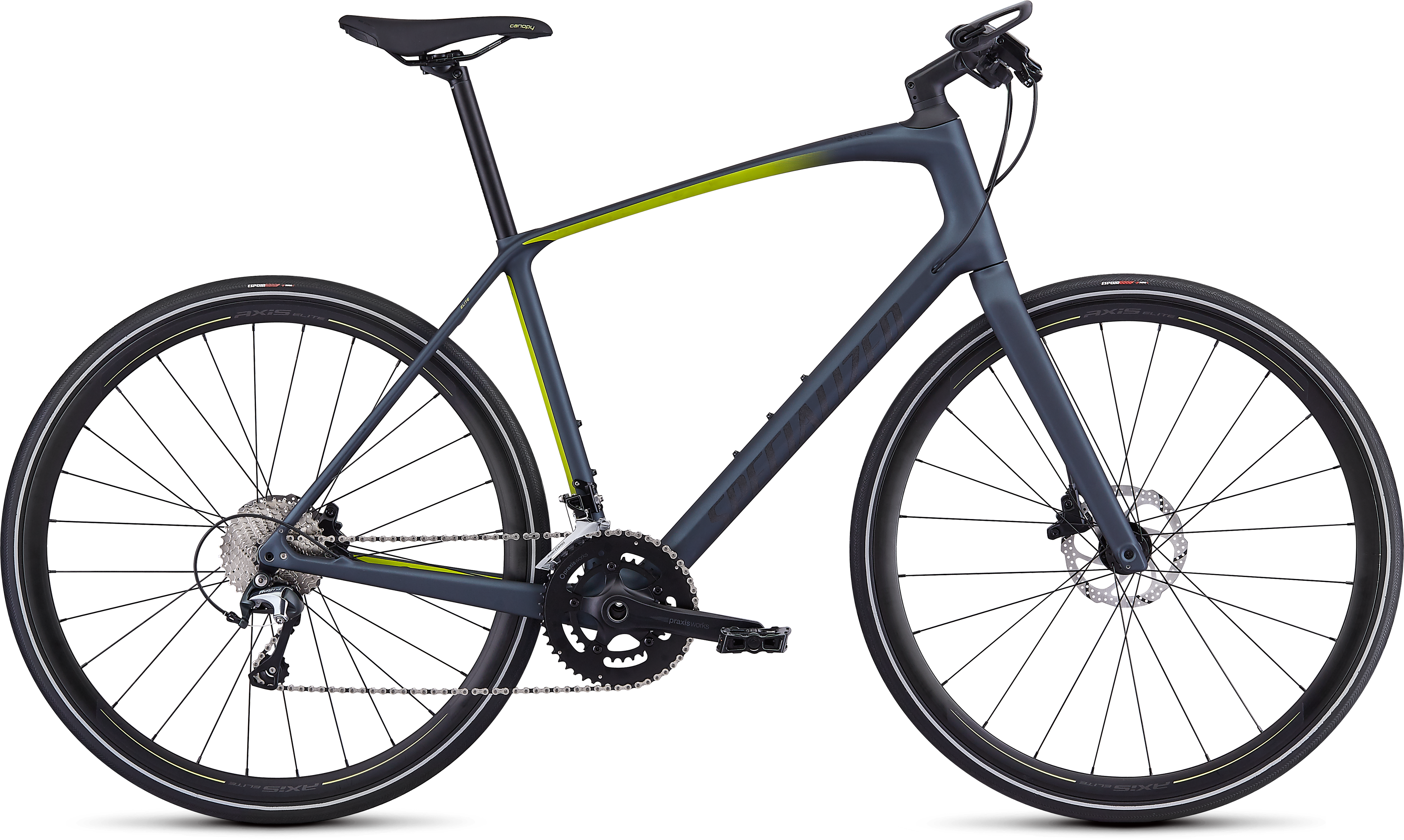 Specialized sirrus elite carbon hot sale hybrid bike 2020 black