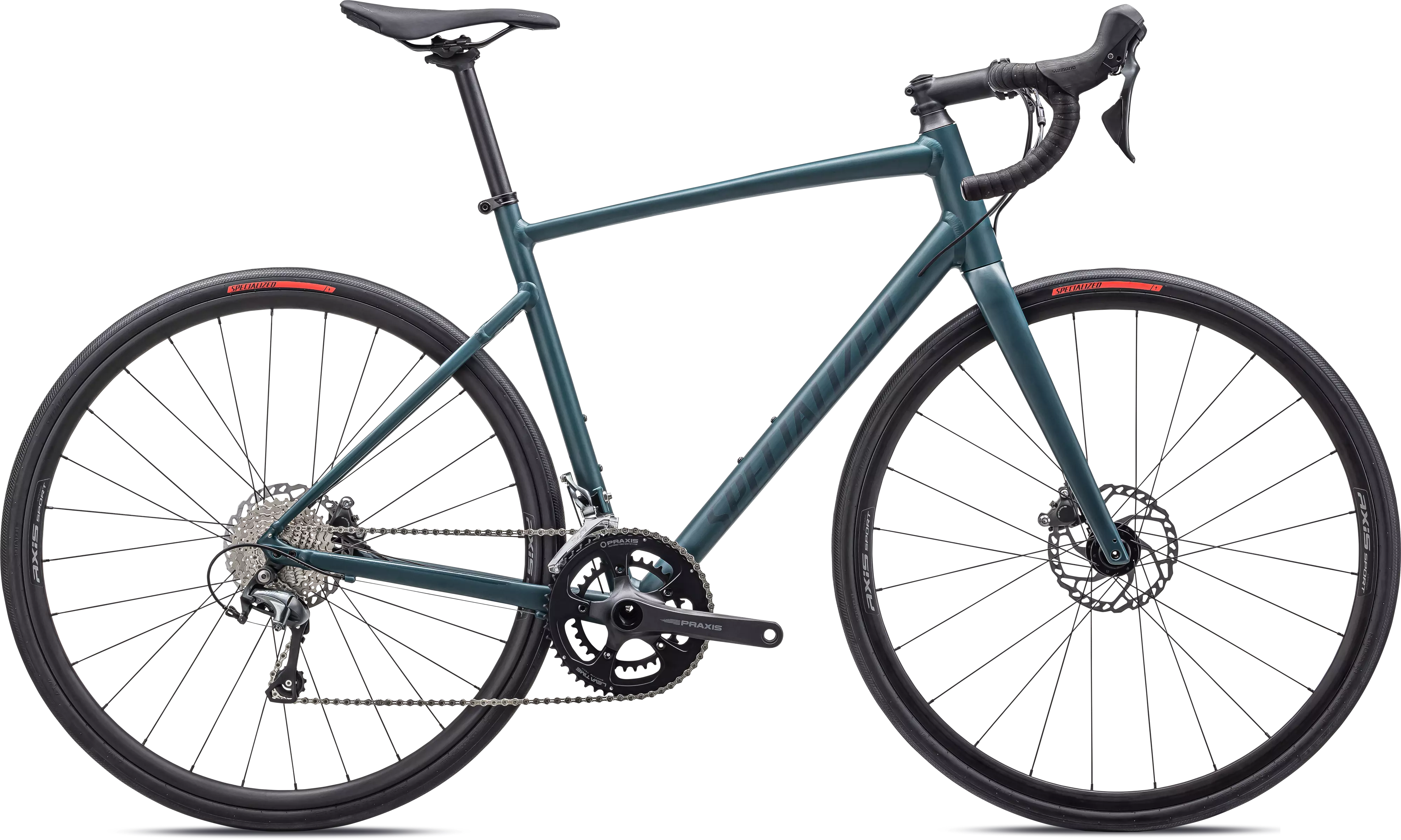 Specialized Allez E5 Sport (Satin Tropical Teal/Teal Tint/Arctic Blue 49) -  Allez - TheFlow.bike