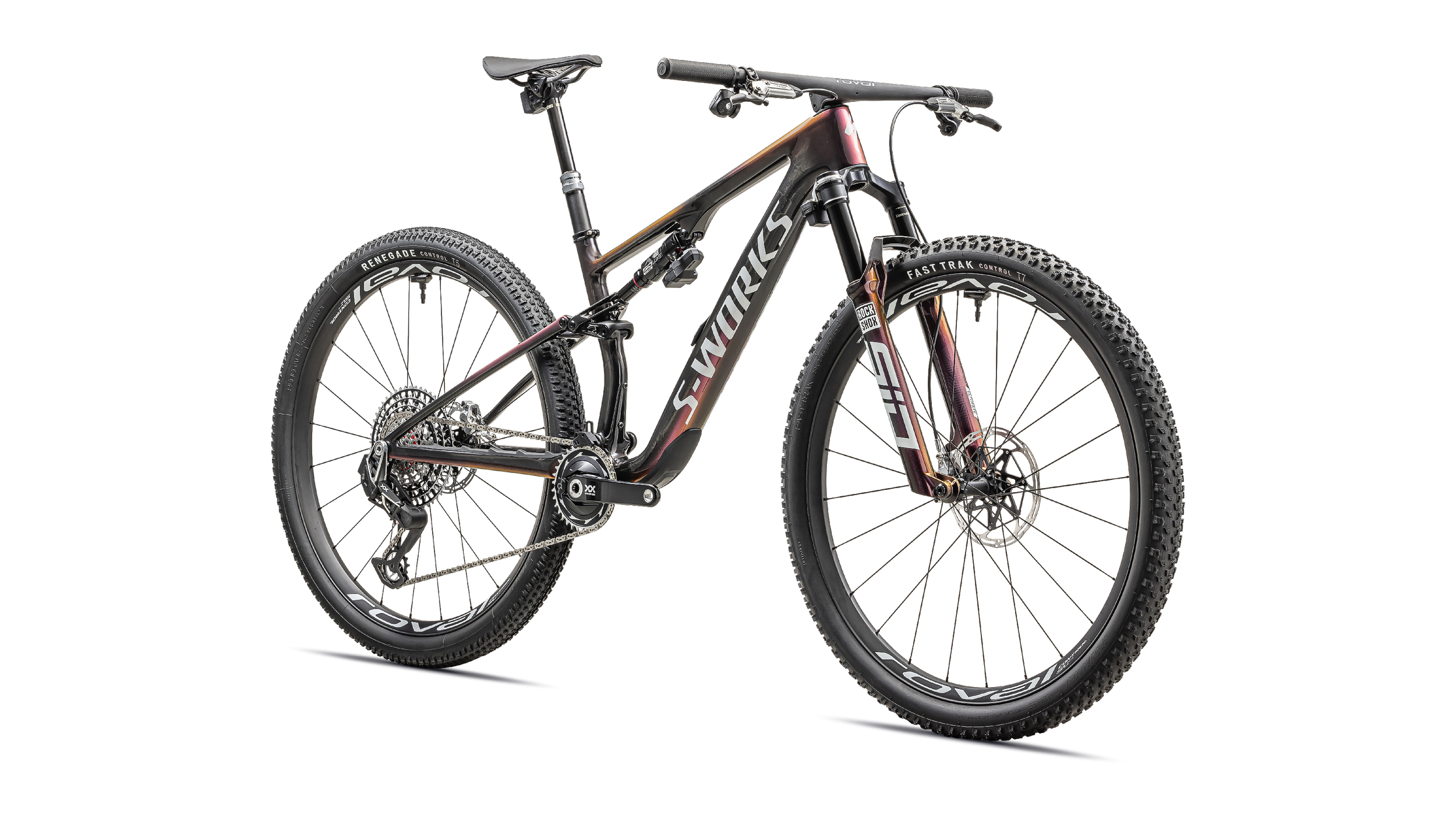 S-Works Epic 8 碳纤维山地车 | Gloss Carbon/Metallic Vivid Pink/Viavi Magenta Gold/Metallic Midnight Shadow/White