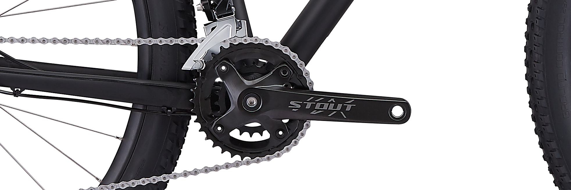 Specialized stout crankset clearance