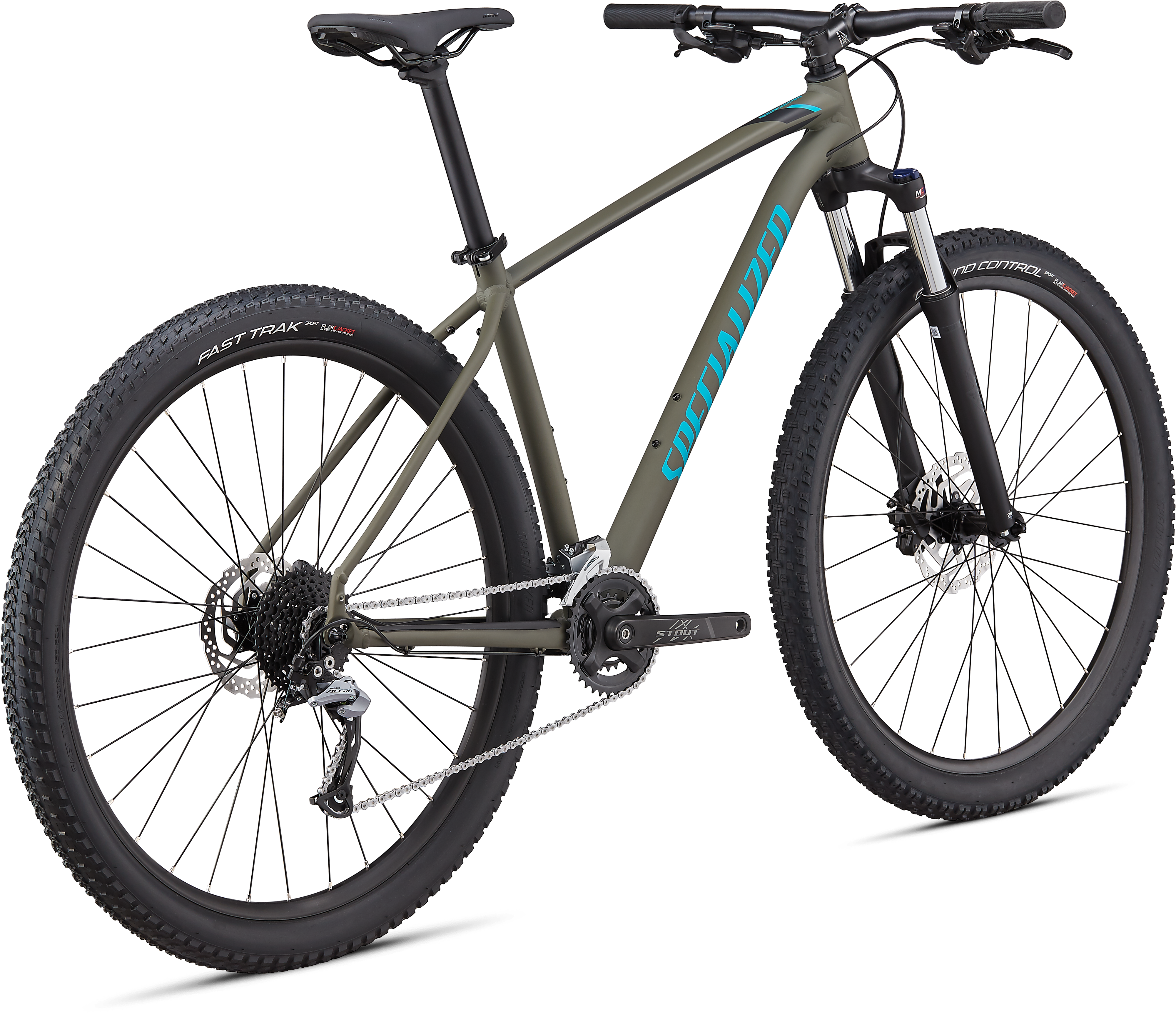 Specialized rockhopper comp 2x on sale 2020 aluminium hardtail bike aqua