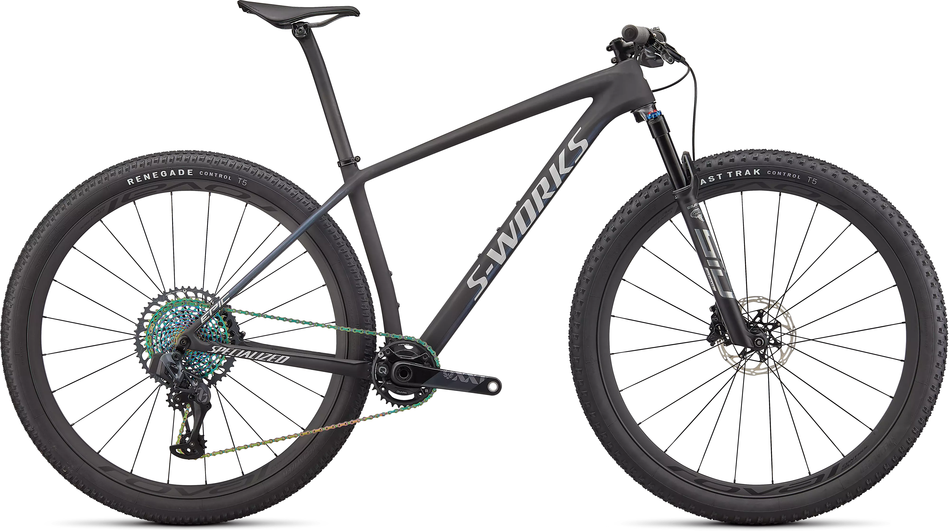 S Works Epic Hardtail SATIN CARBON COLOR RUN BLUE MURANO PEARL