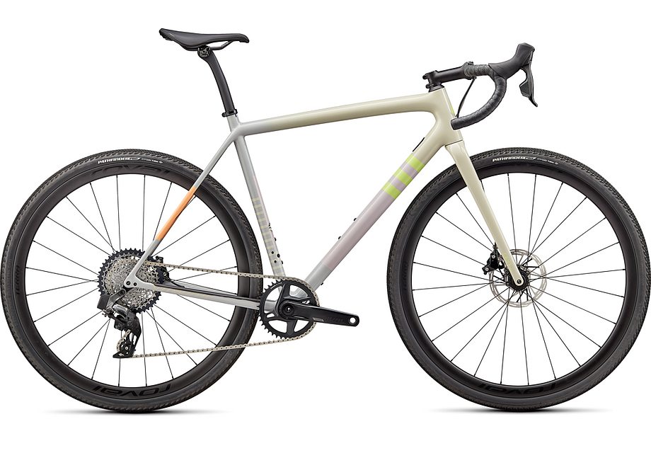 CRUX EXPERT WHT/DOVGRY/PPYA 52(52 グロスホワイトスペックル/ダヴグレー/パパイヤ/クレイ/ライム): バイク |スペシャライズドオンラインストア asahi アサヒ ロードバイク用スリムベル