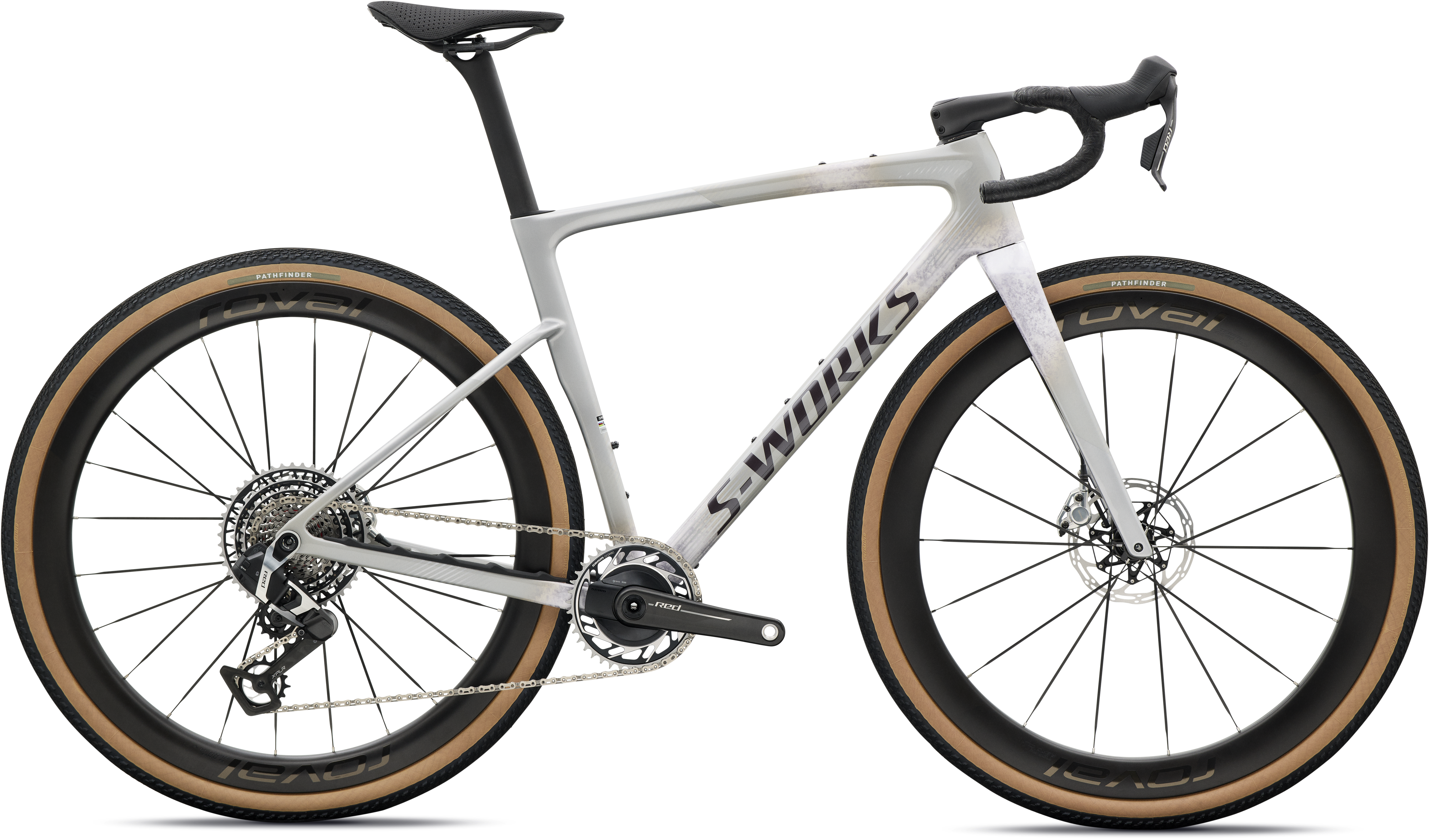 S-WORKS CRUX 5 - SRAM RED XPLR GLDPRL/SILDST/NBLMET 49(49 シルバー