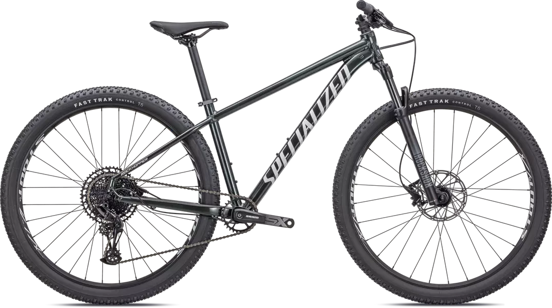 Rockhopper Expert 29 GLOSS OAK GREEN METALLIC METALLIC WHITE SILVER M Rockhopper TheFlow.bike