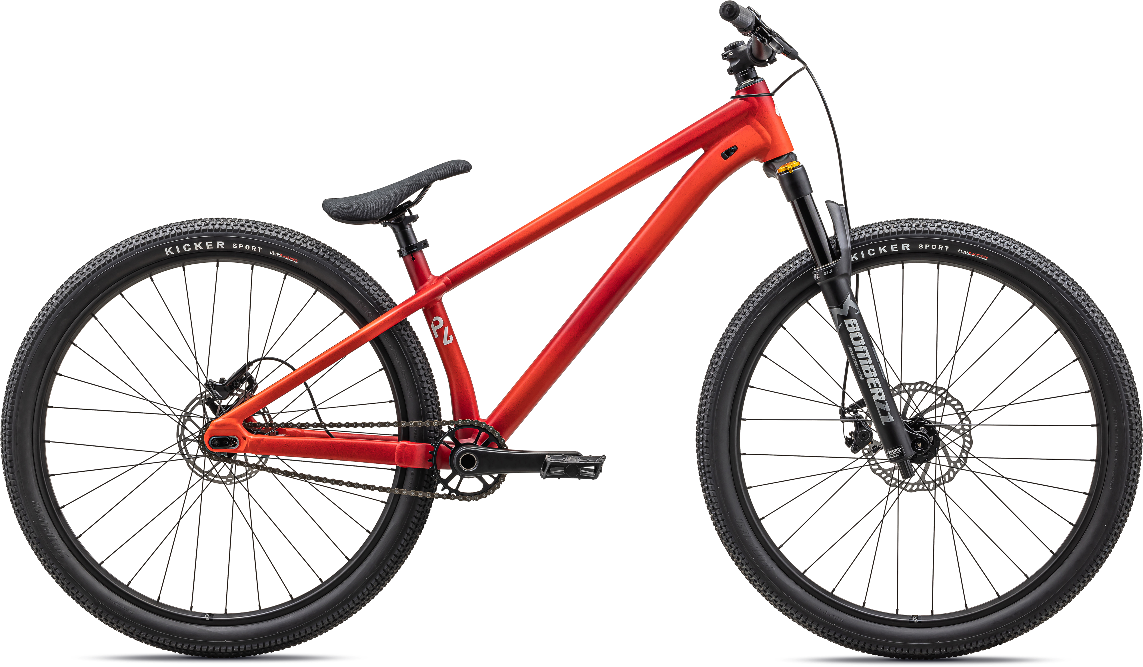 Specialized red shop mountain bike