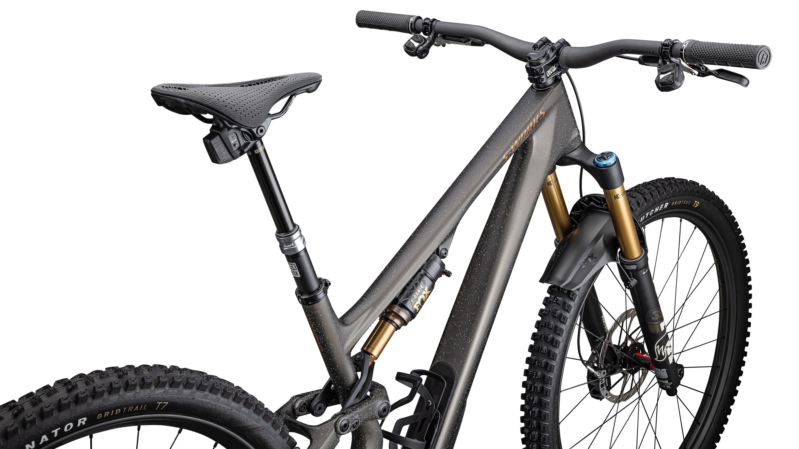 S-Works Stumpjumper 15 碳纤维山地车 | Satin Gunmetal / Clay / White Mtn / Dove Grey / Gloss Bronze