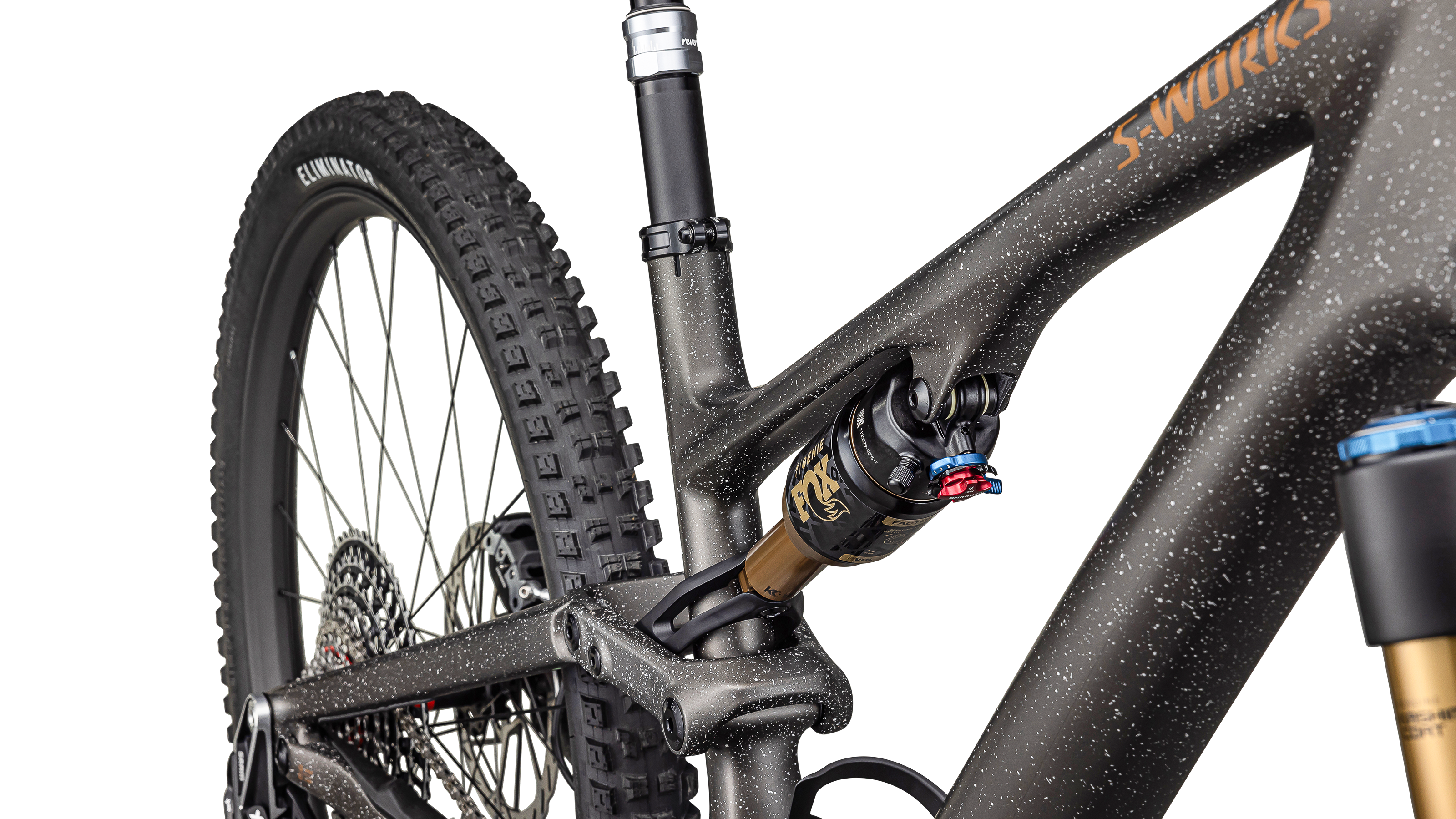 S-Works Stumpjumper 15 碳纤维山地车 | Satin Gunmetal / Clay / White Mtn / Dove Grey / Gloss Bronze