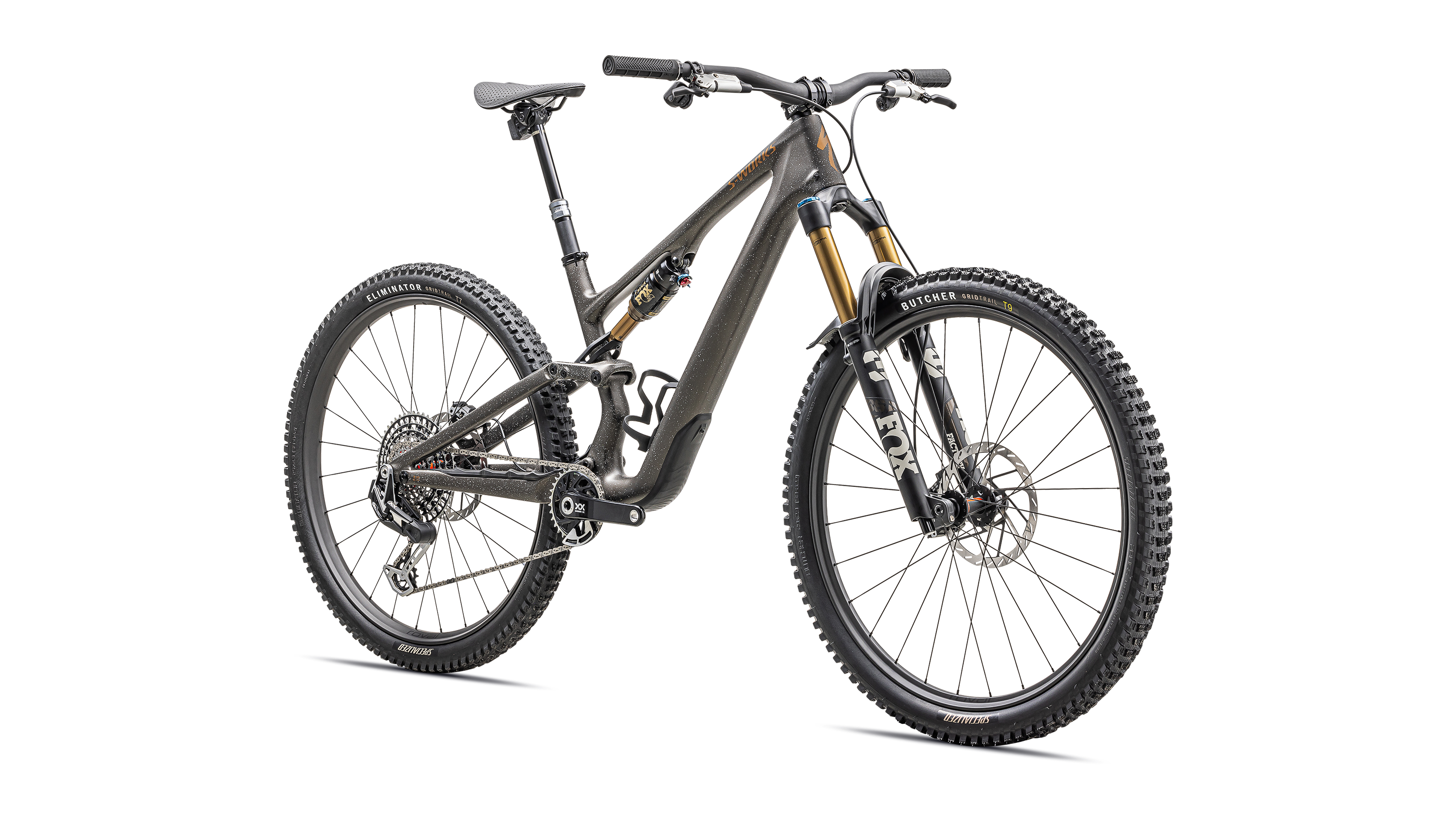 S-Works Stumpjumper 15 碳纤维山地车 | Satin Gunmetal / Clay / White Mtn / Dove Grey / Gloss Bronze