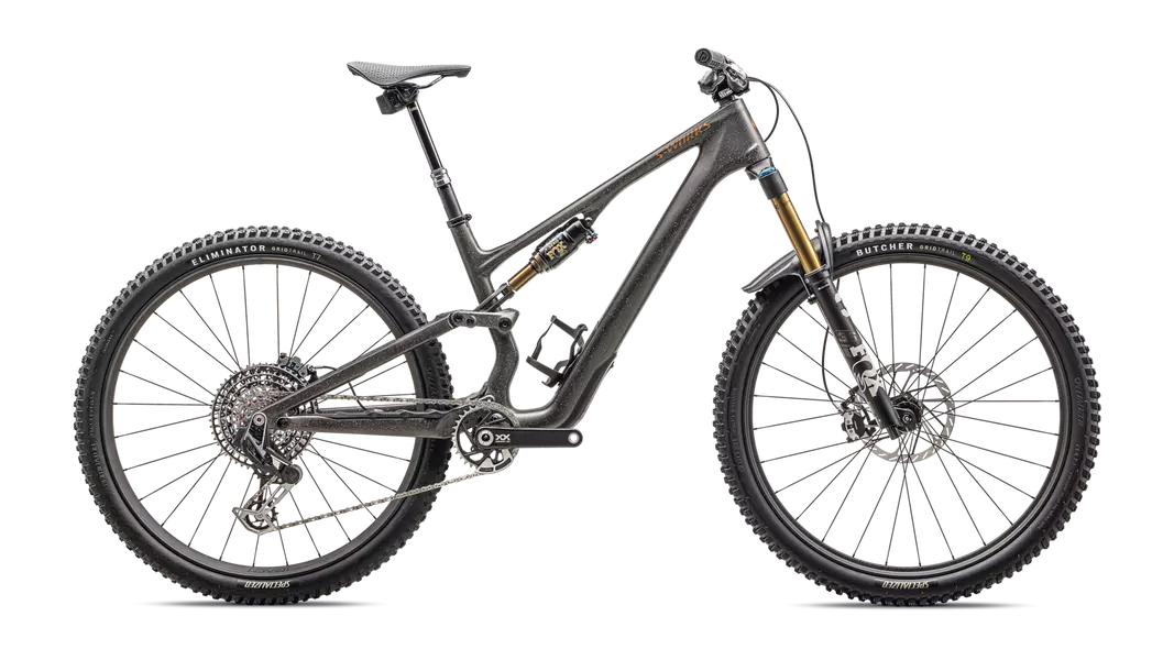 S-Works Stumpjumper 15 S2 Satin Gunmetal Clay White Mtn