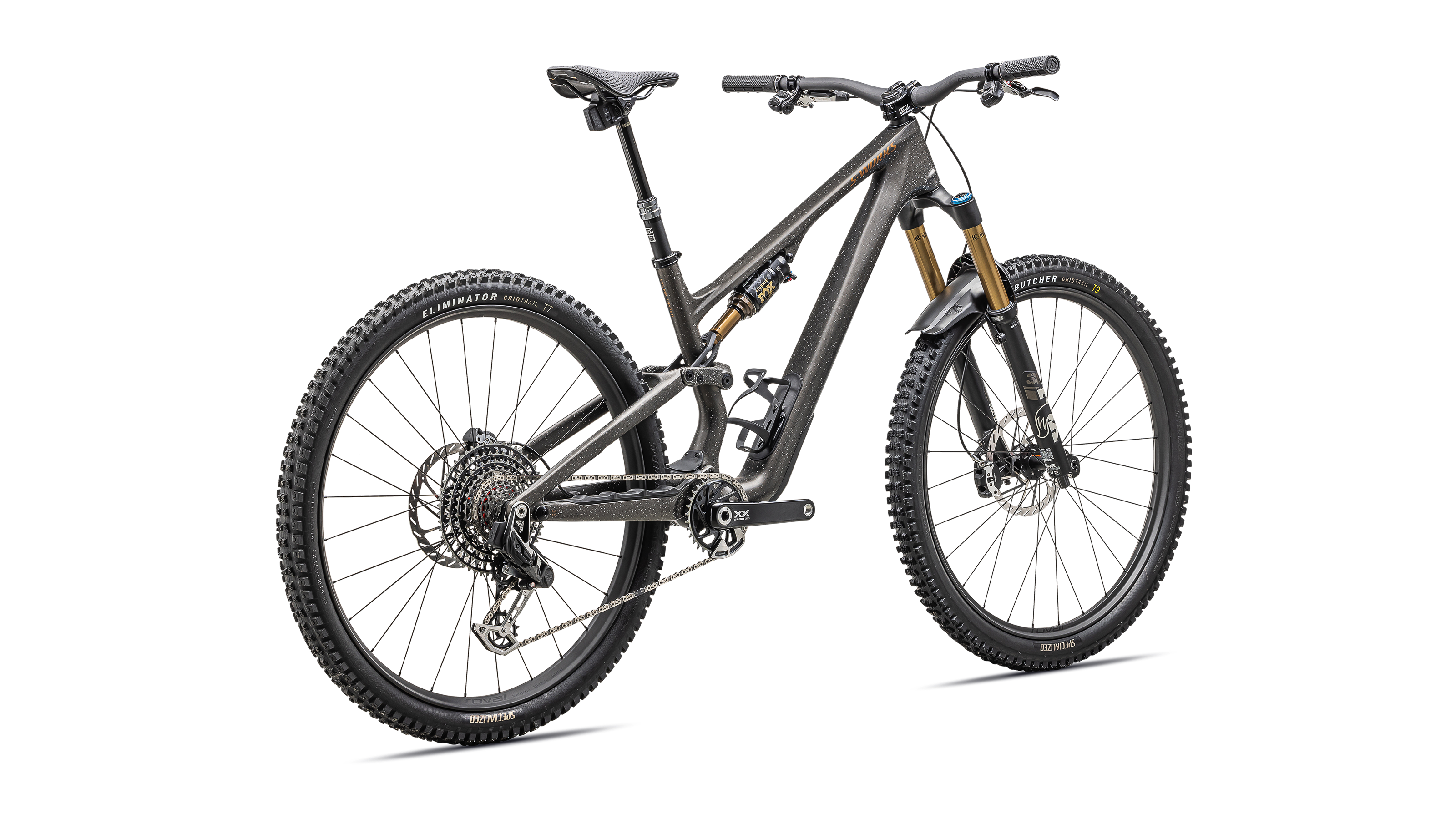 S-Works Stumpjumper 15 碳纤维山地车 | Satin Gunmetal / Clay / White Mtn / Dove Grey / Gloss Bronze