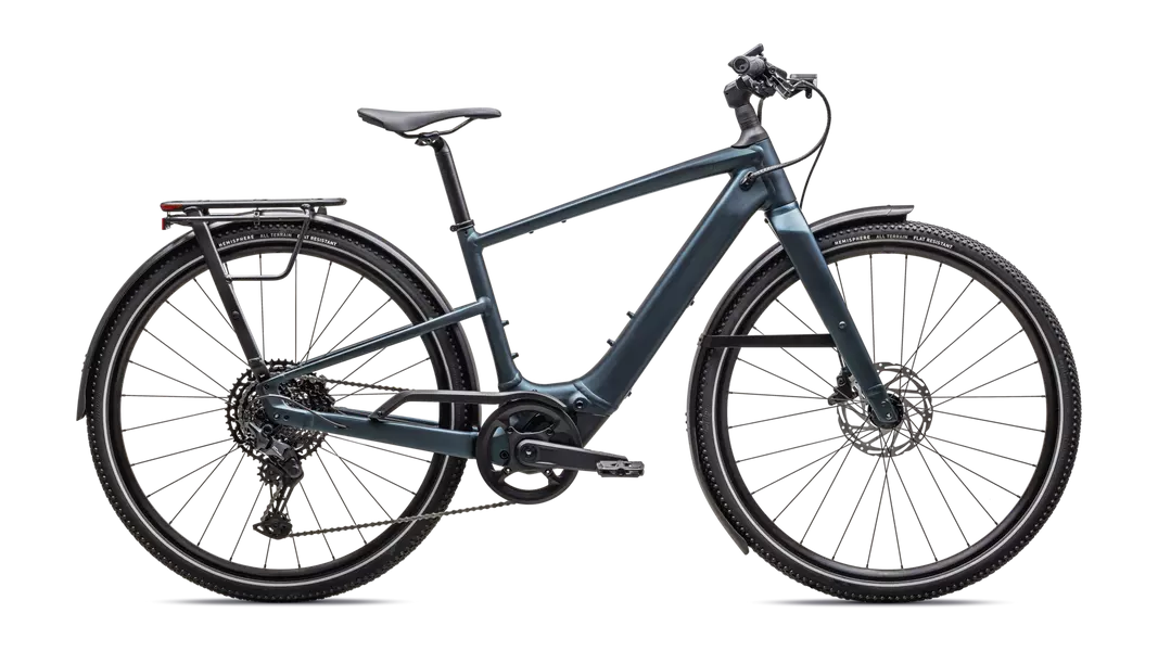 Turbo Vado SL 2 5.0 - M - Satin Deep Lake Metallic / Black Liquid Metal  Frost | TheFlow.bike