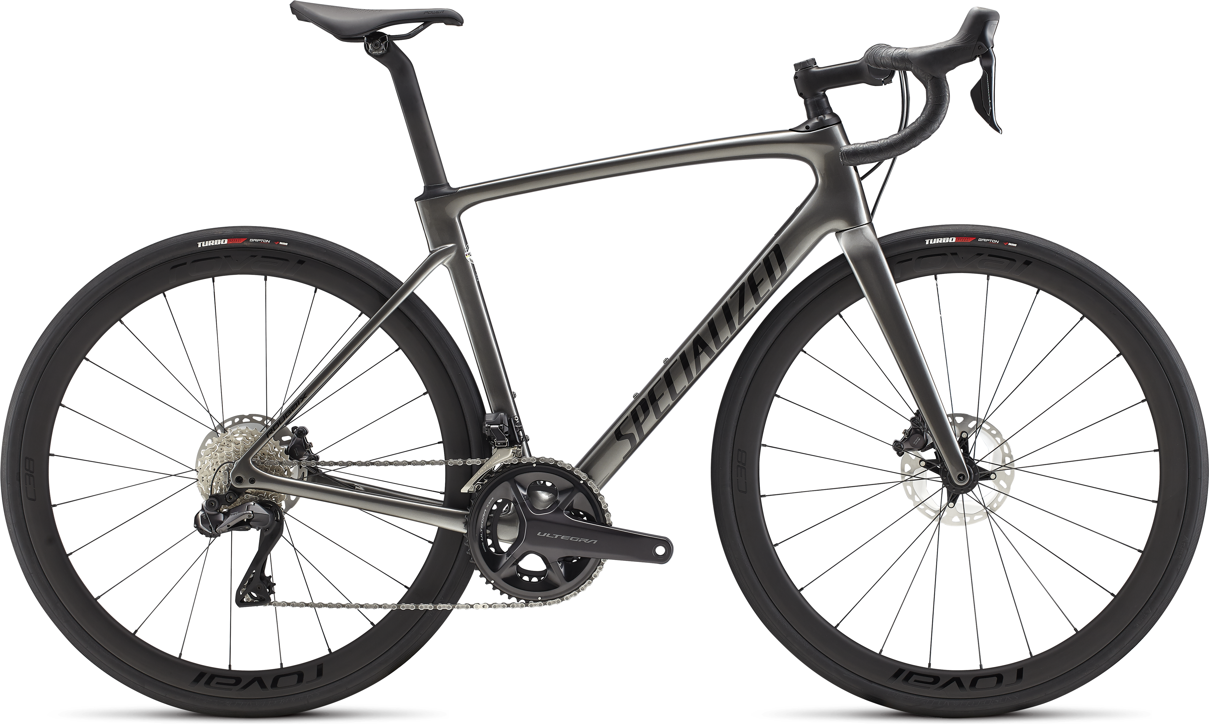 ROUBAIX EXPERT - SHIMANO ULTEGRA DI2 SMK/TARBLK/SILDST 52(52  スモーク/ターマックブラック/シルバーダスト/ブラックリフレクティブ): バイク｜スペシャライズドオンラインストア