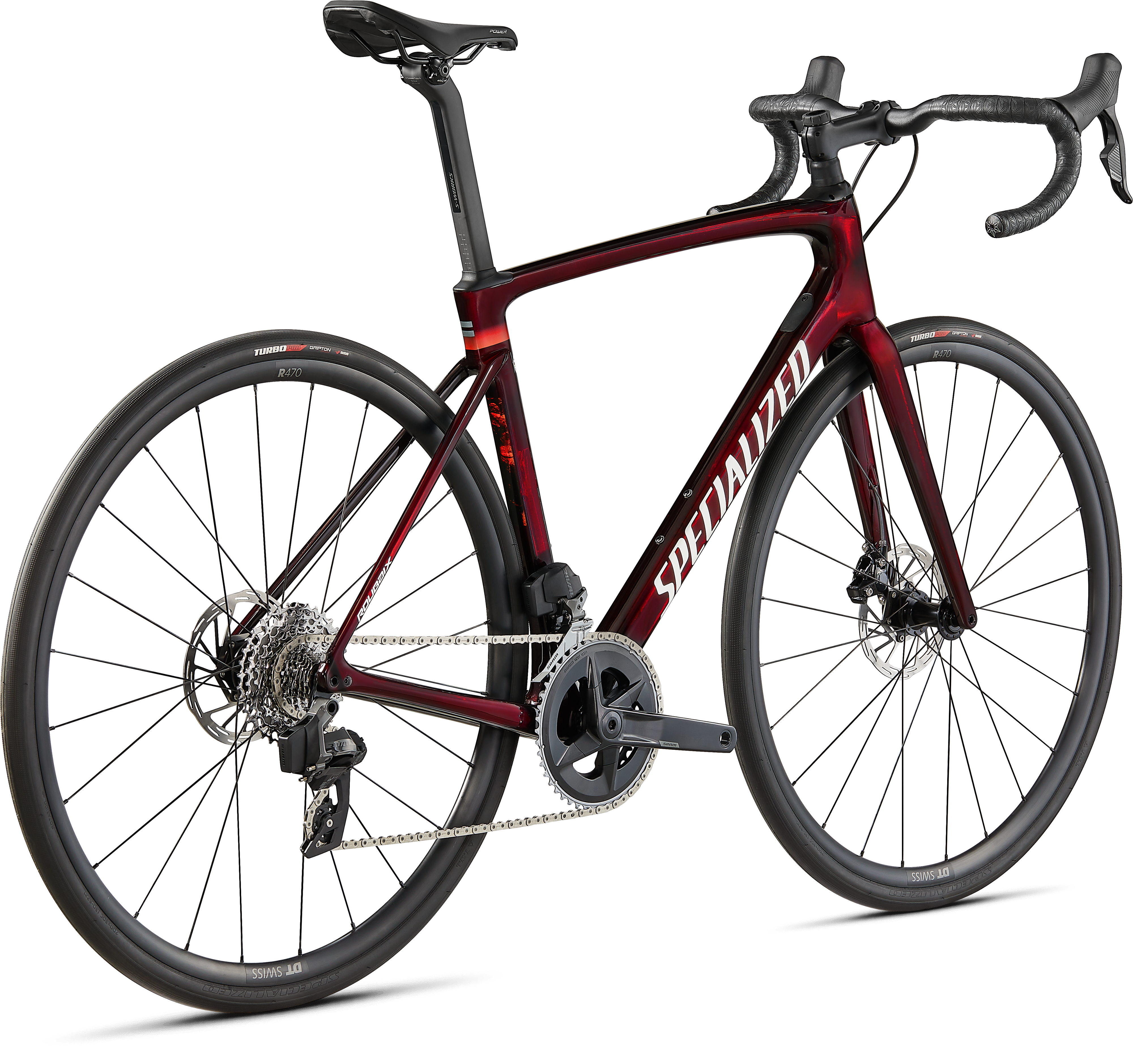 ROUBAIX COMP - SRAM RIVAL ETAP AXS REDTNT/METWHTSIL 52(52 グロ