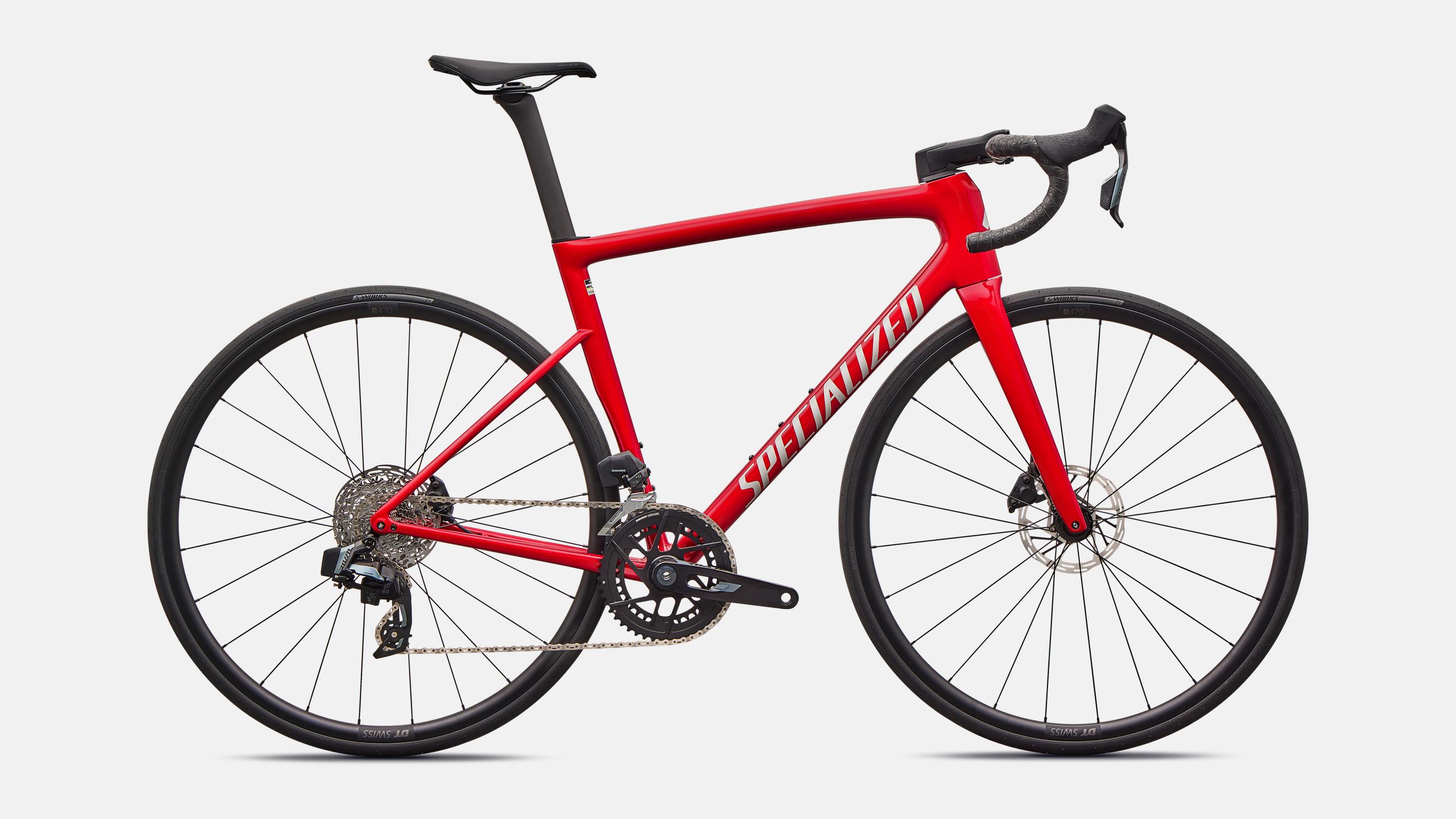 Tarmac SL8 Comp AXS - Red Tint / Silver Dust